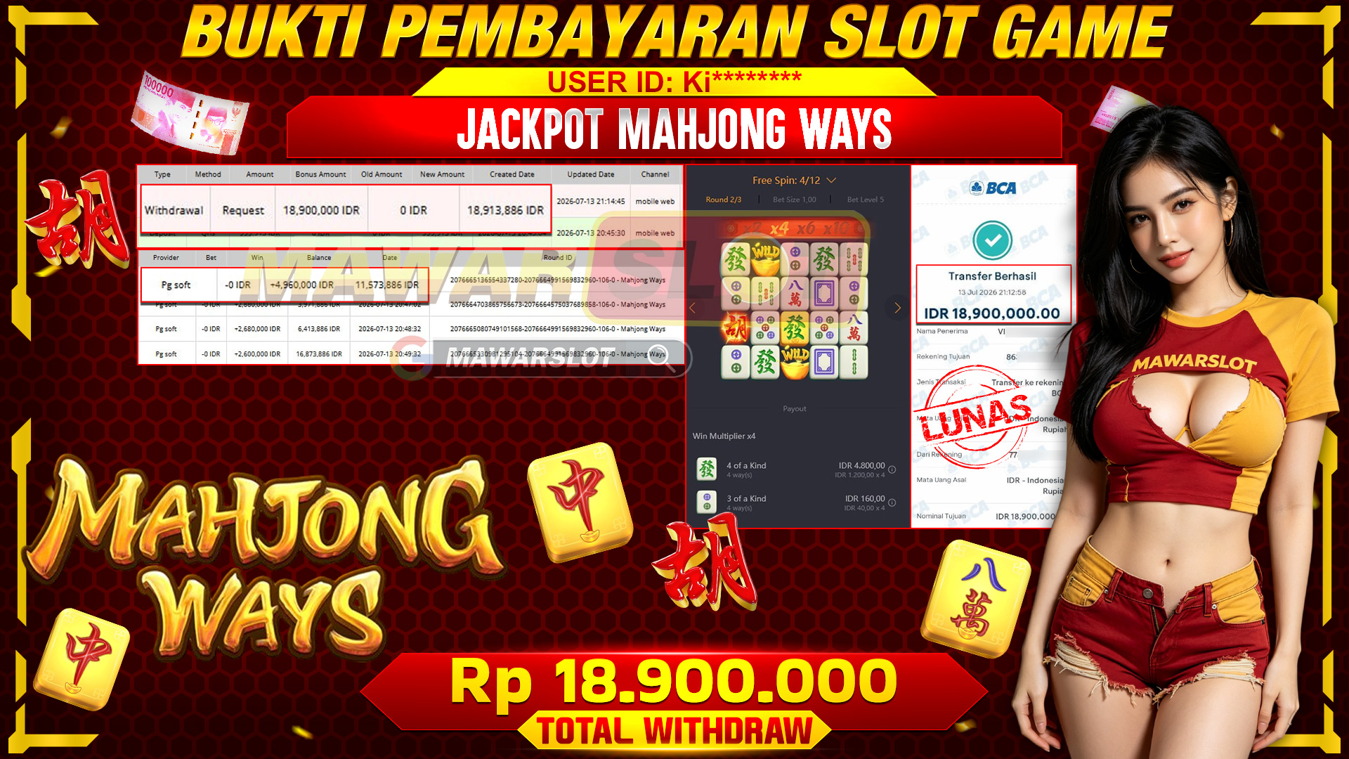 MAHJONG WAYS JACKPOT TIDAK AKAN HABIS !!