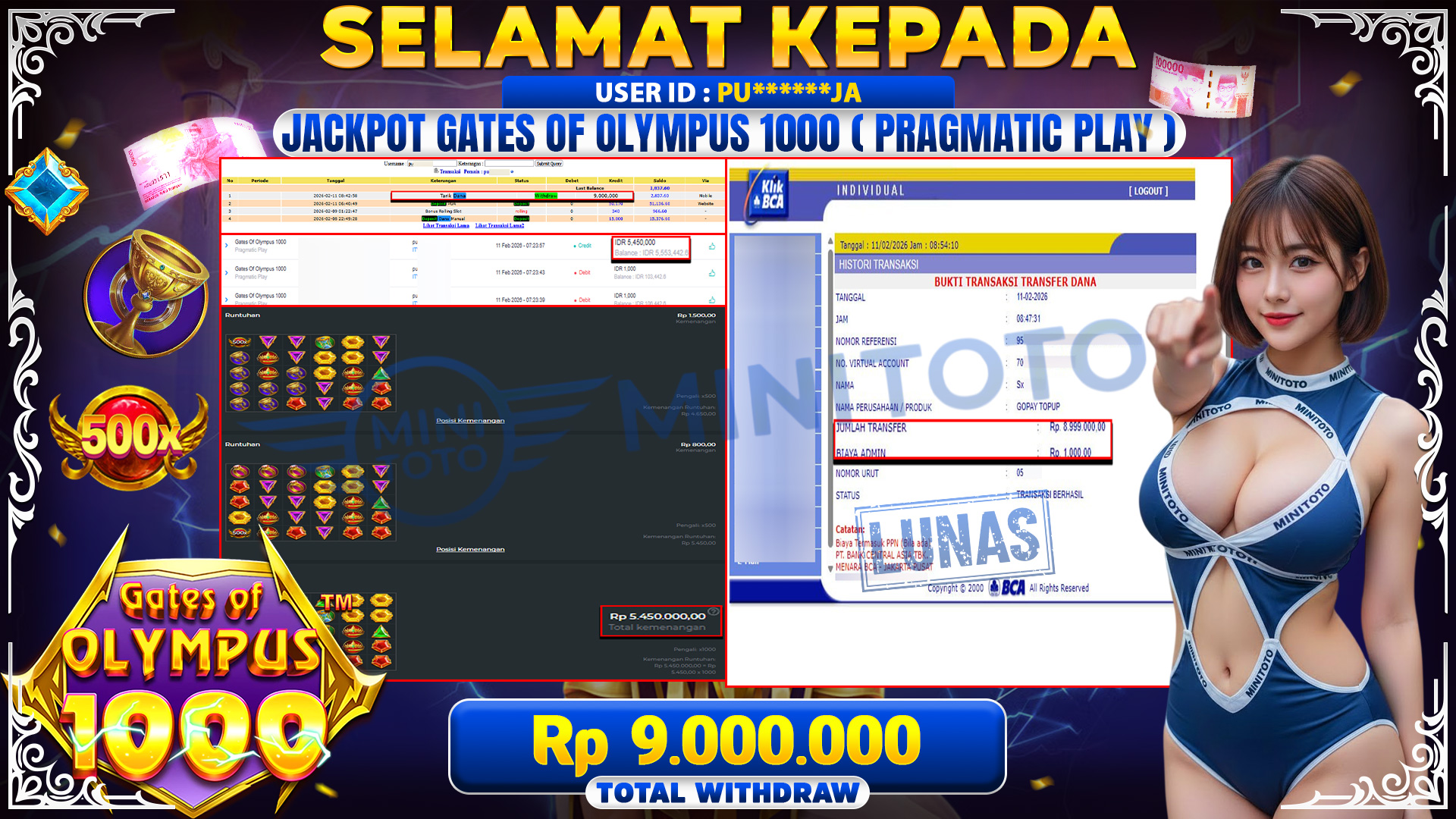 JACKPOT GATES OLYMPUS 1000