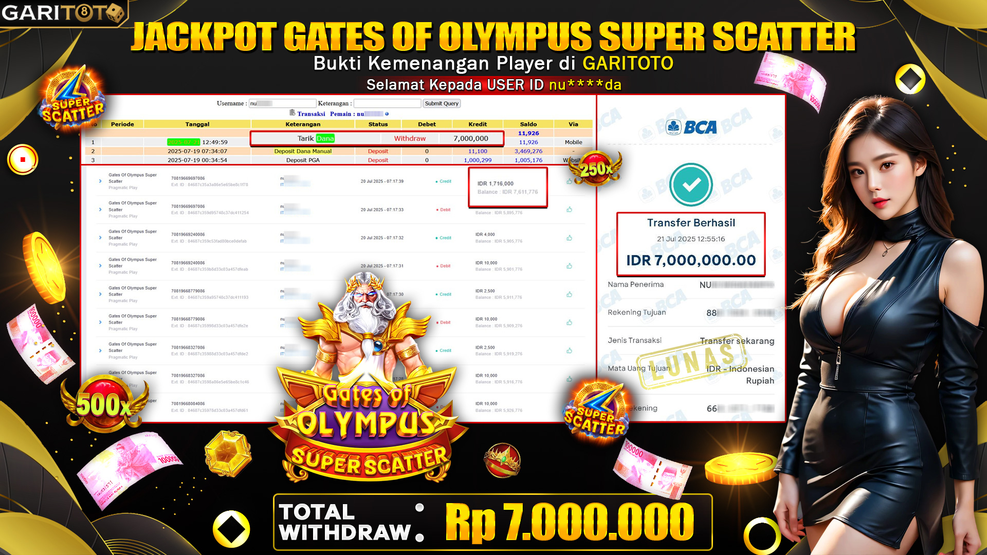 JACKPOT GATES OF OLYMPUS SUPER SCATTER