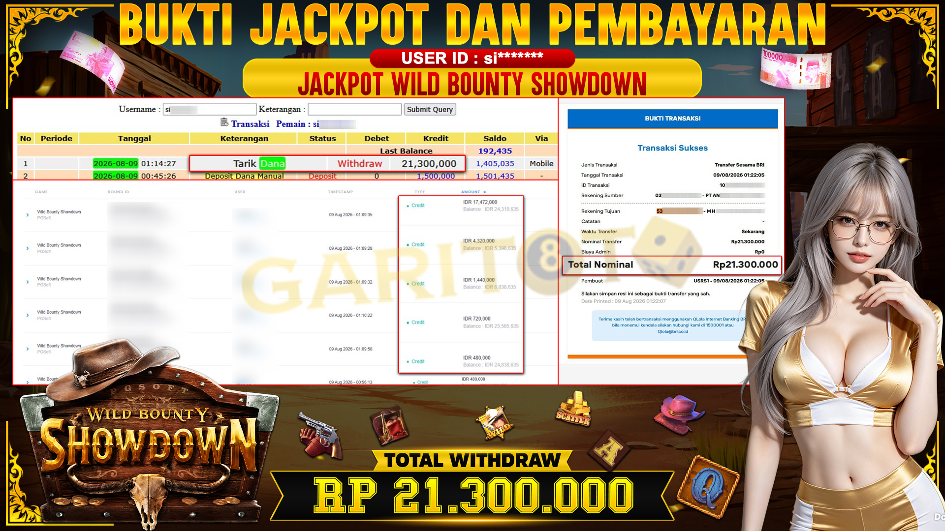 JACKPOT WILD BOUNTY SHOWDOWN