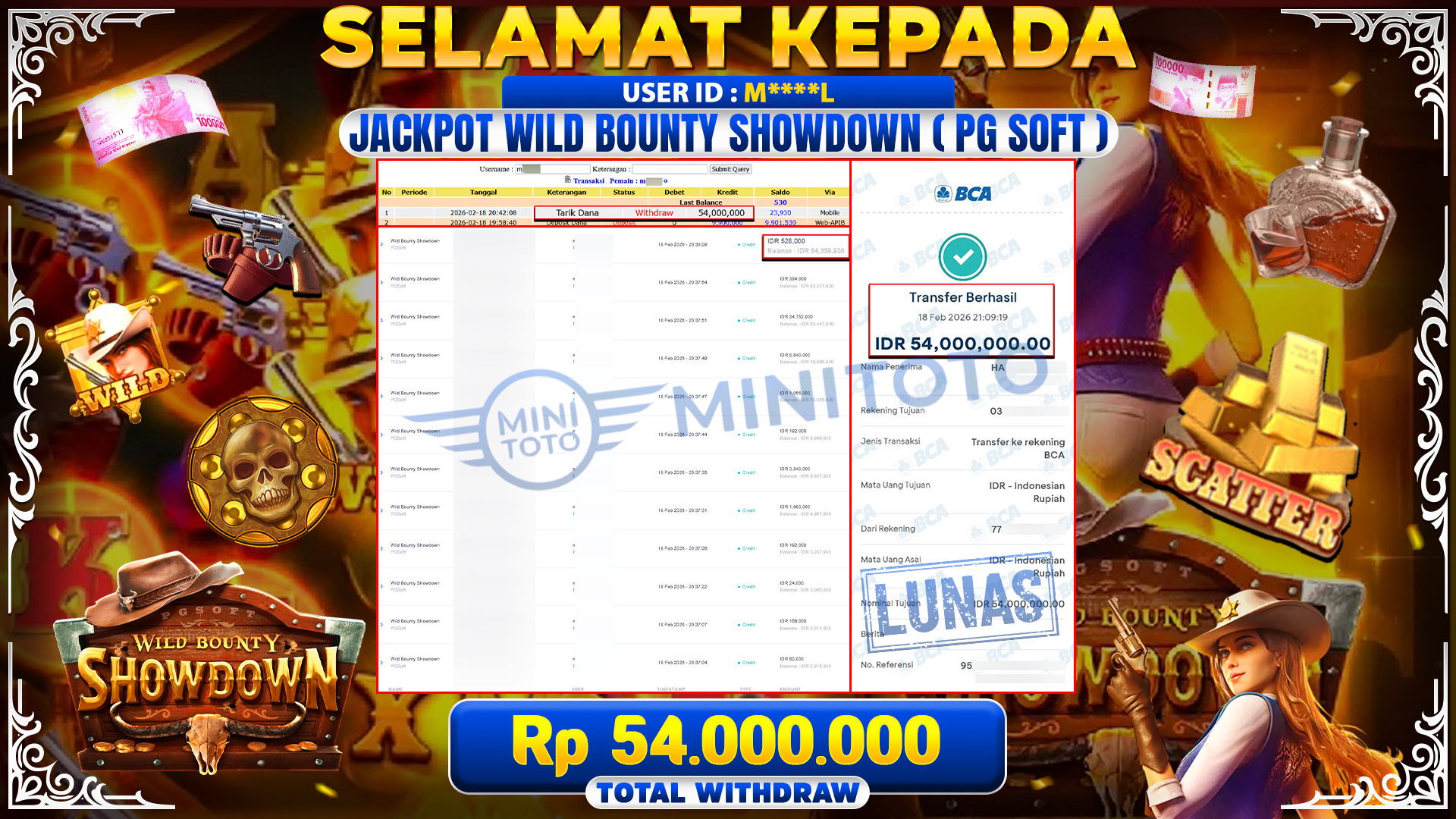 JACKPOT SLOT Wild Bounty Showdown - PGSoft