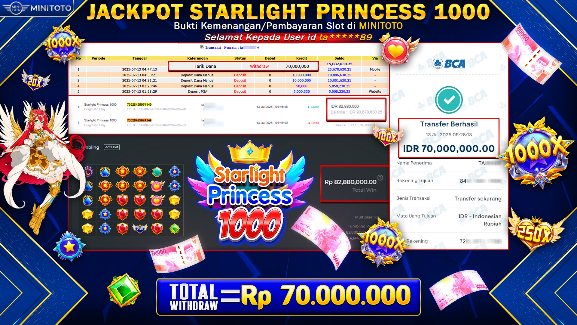 JACKPOT STARLIGHT PRINCES 1000