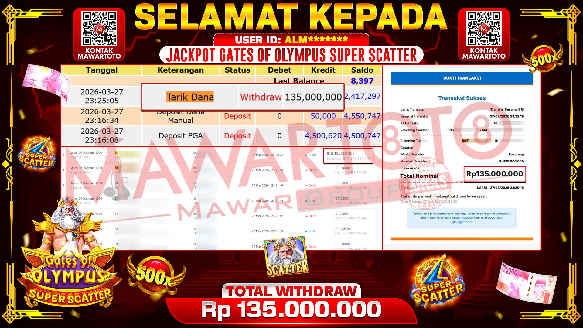 JACKPOT GATES OF OLYMPUS SUPER SCATTER