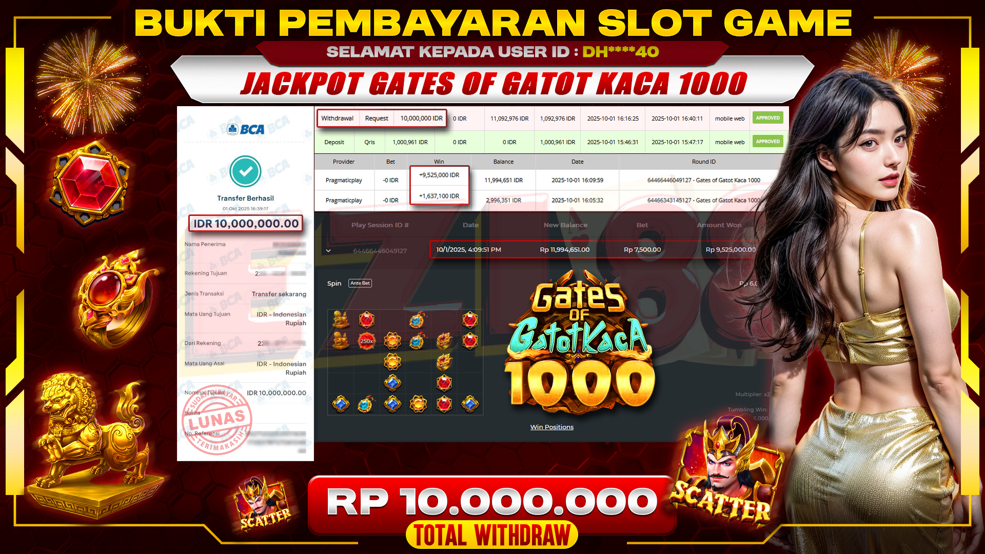 JACKPOT GATES OF GATOT KACA 1000