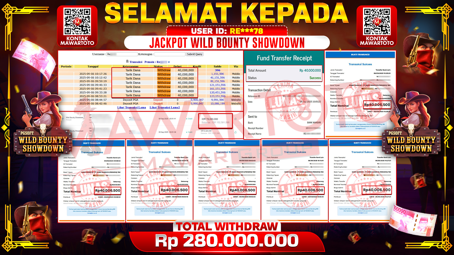 JACKPOT WILD BOUNTY SHOWDOWN