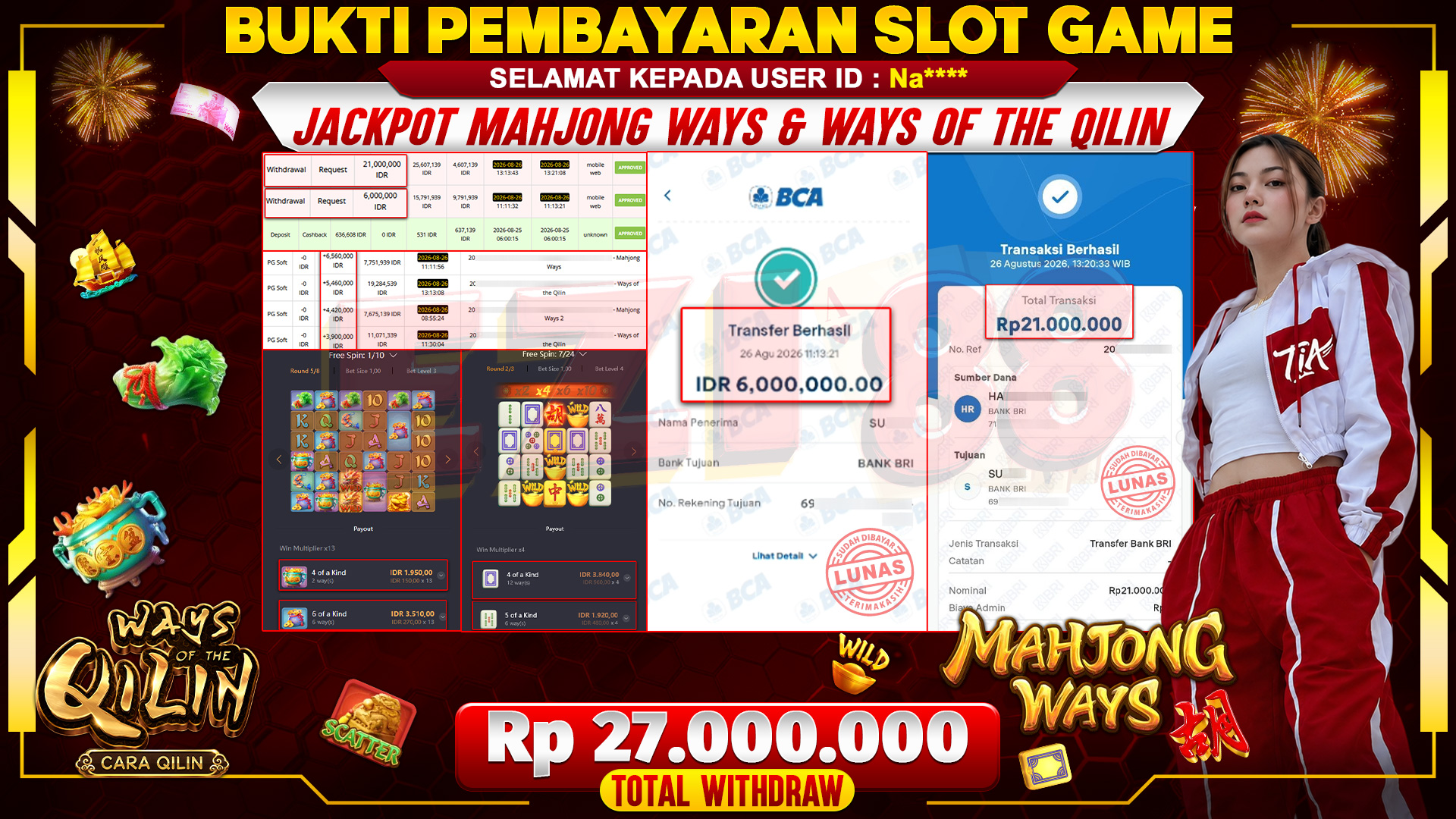 JACKPOT MAHJONG WAYS & WAYS OF THE QILIN