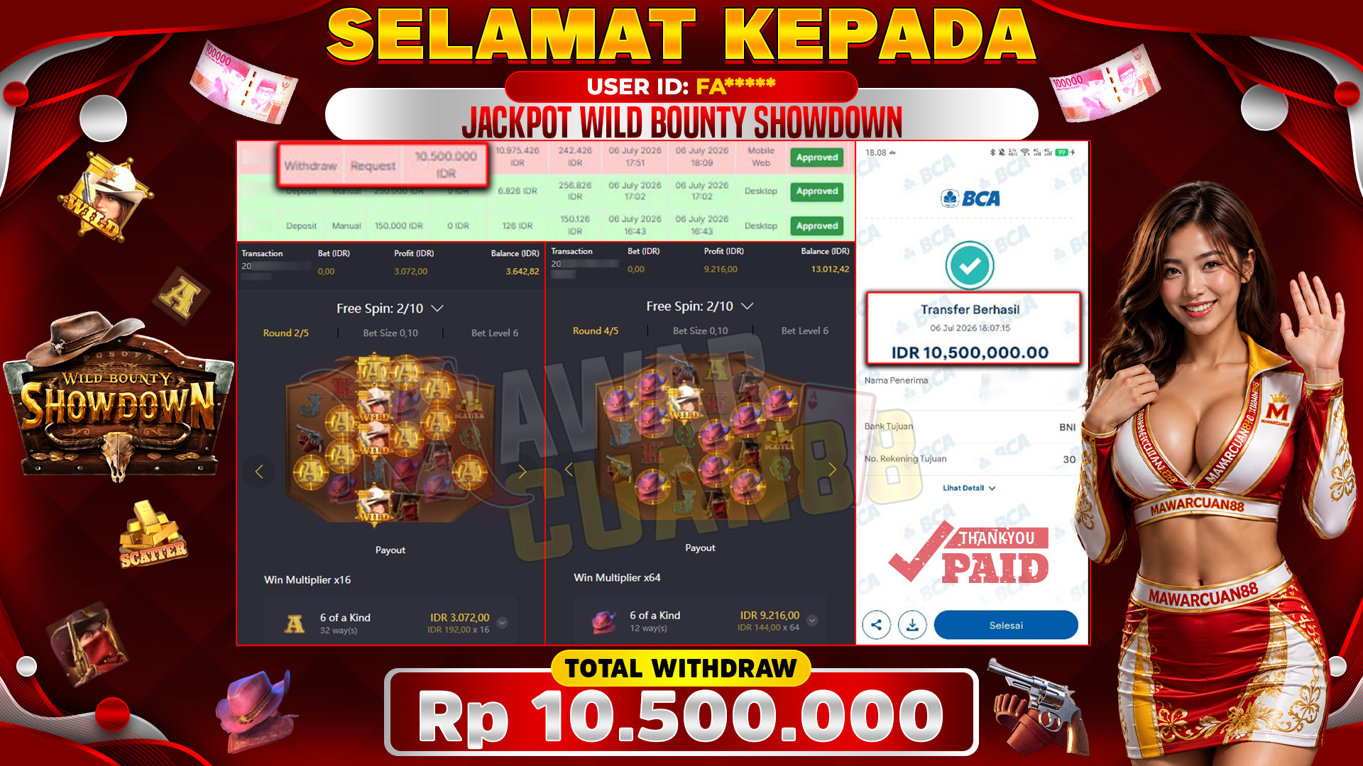 JACKPOT WILD BOUNTY SHOWDOWN