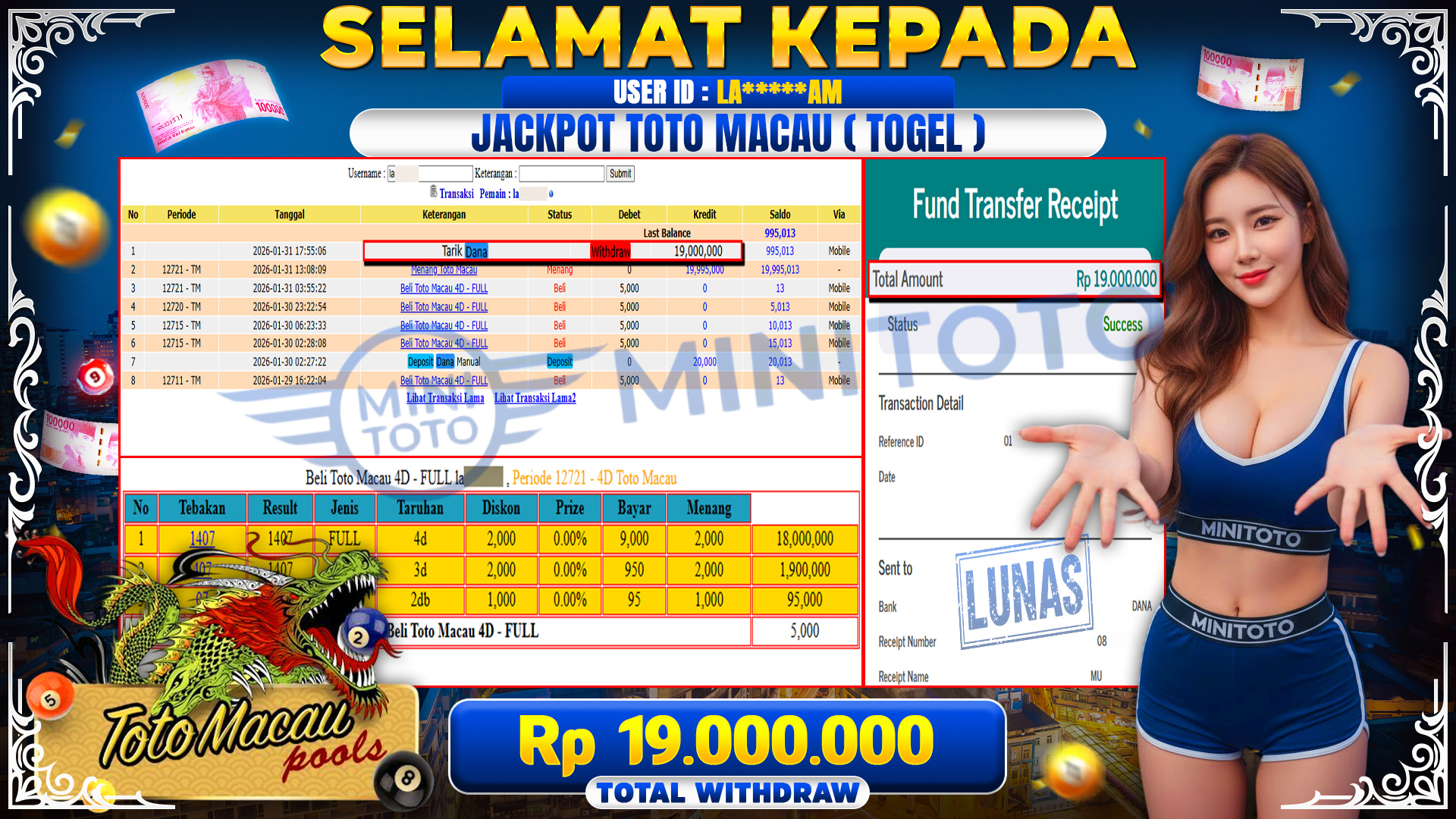 JACKPOT TOGEL TOTO MACAU