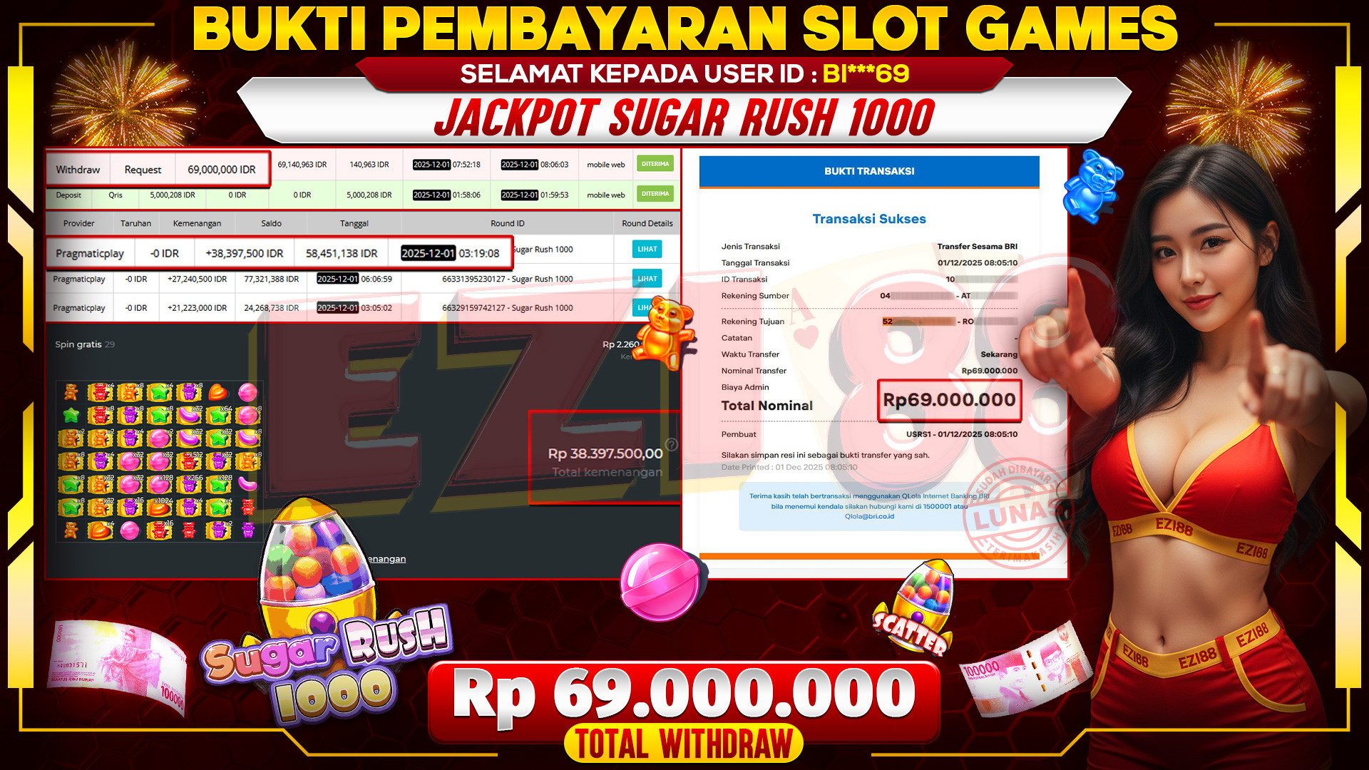 JACKPOT SUGAR RUSH 1000