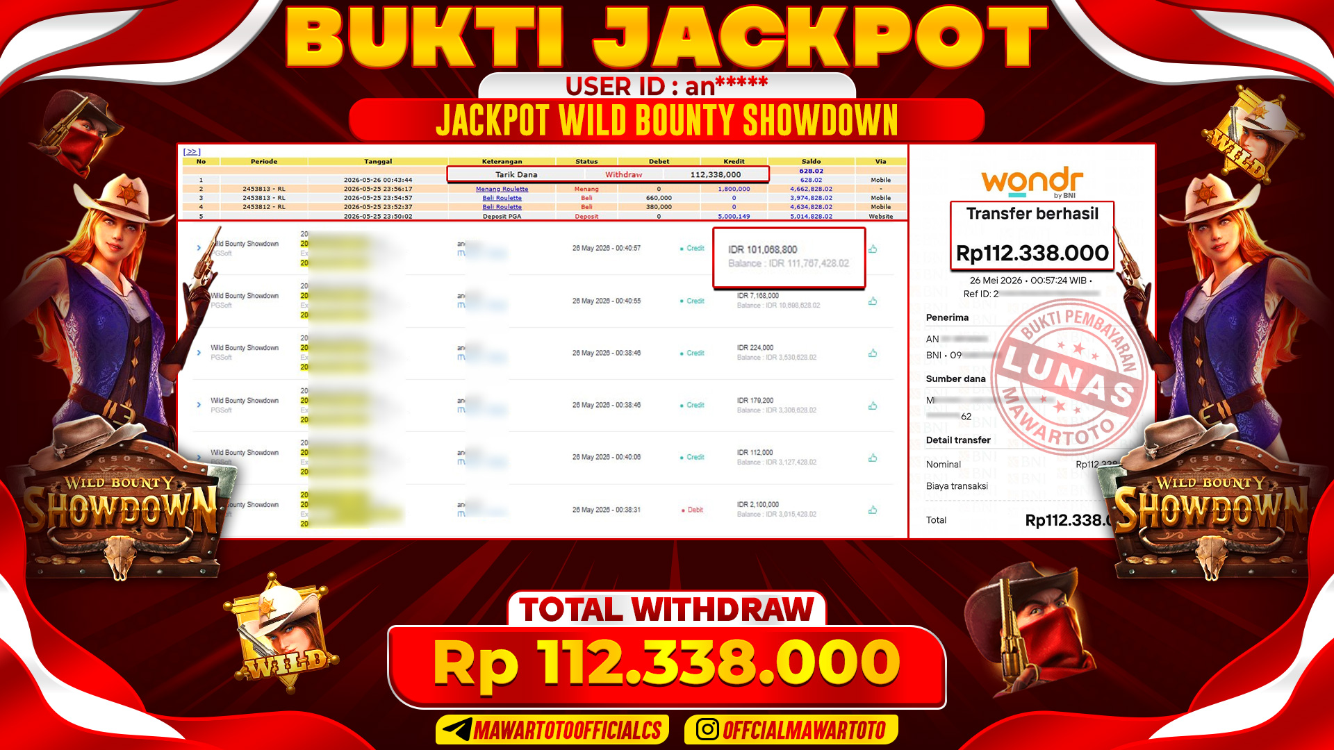JACKPOT WILD BOUNTY SHOWDOWN