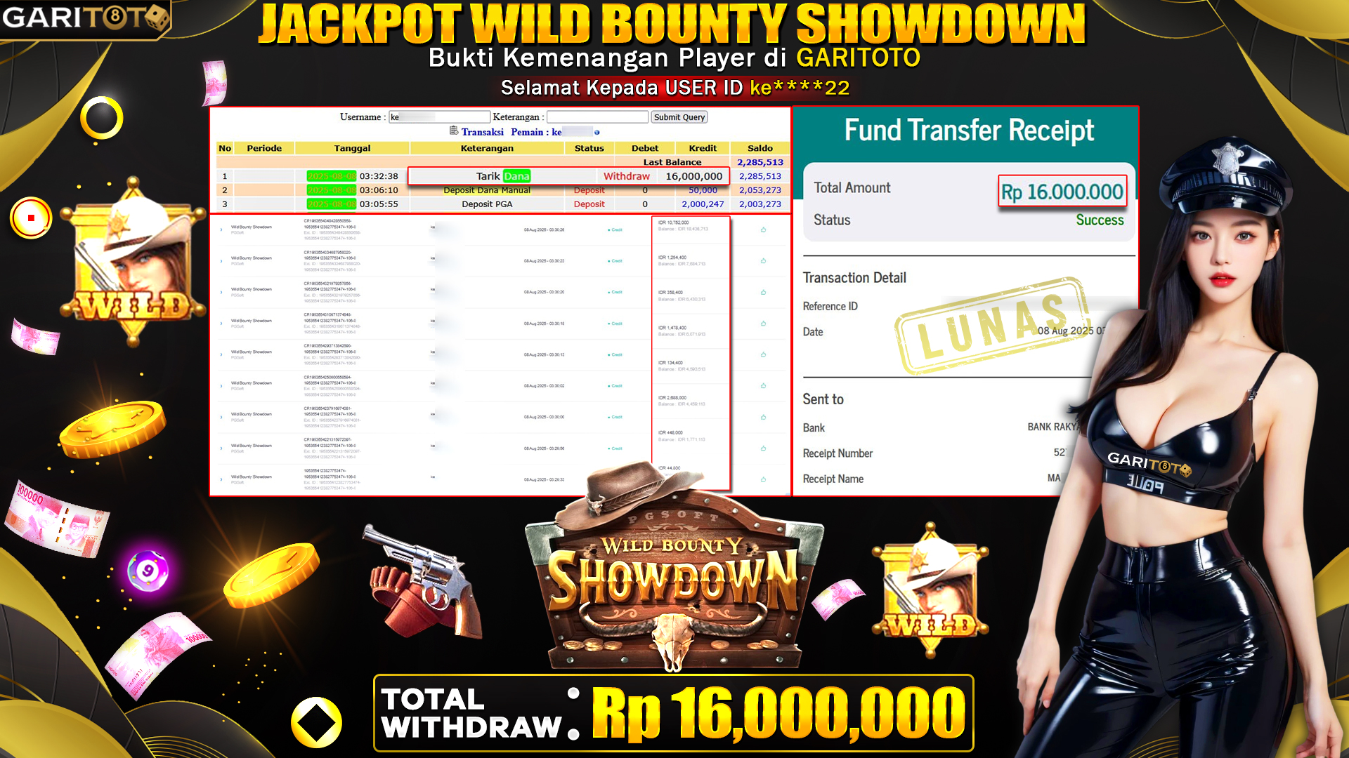 JACKPOT WILD BOUNTY SHOWDOWN