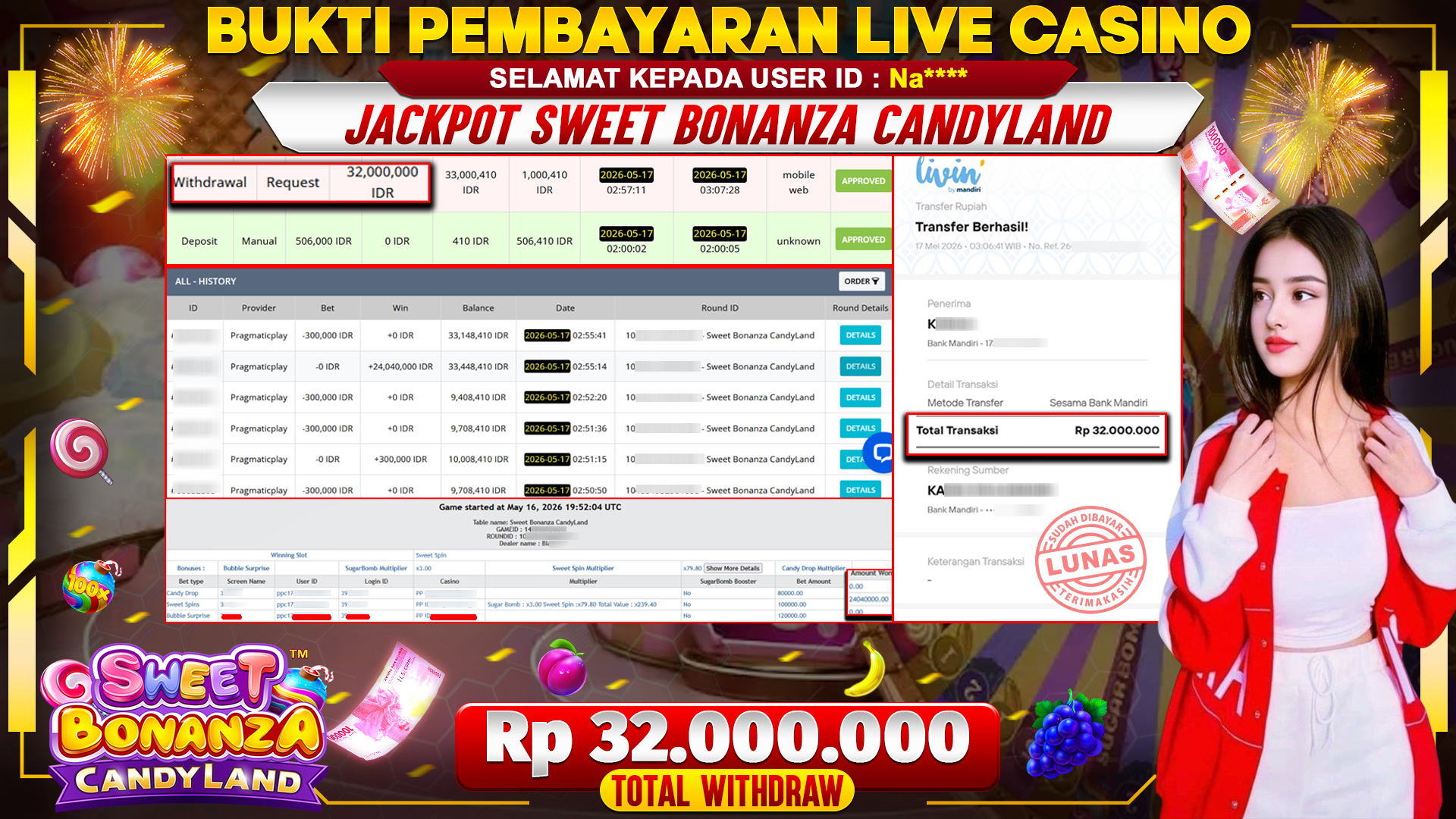 JACKPOT SWEET BONANZA CANDYLAND