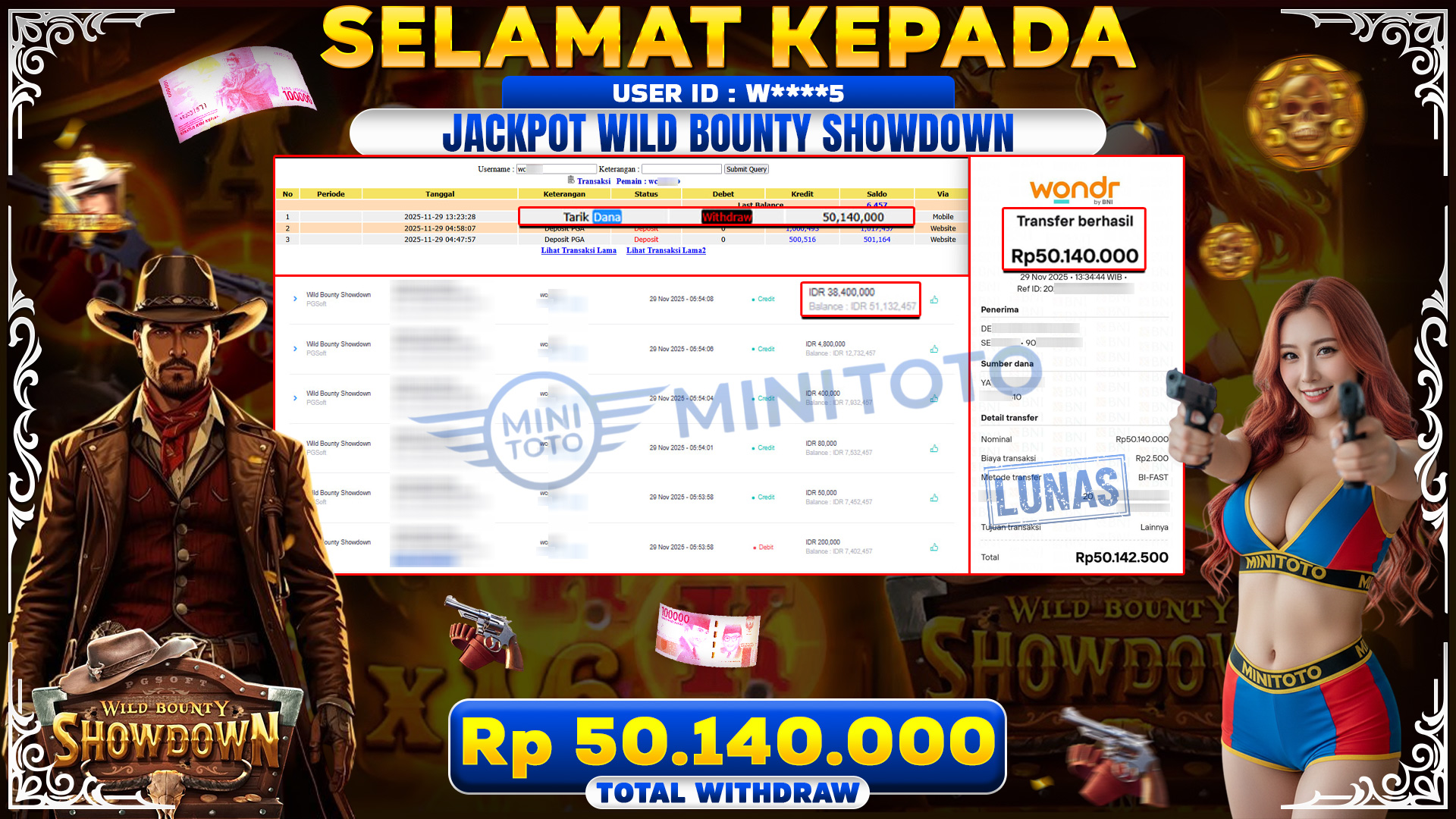 JACKPOT WILD BOUNTY SHOWDOWN