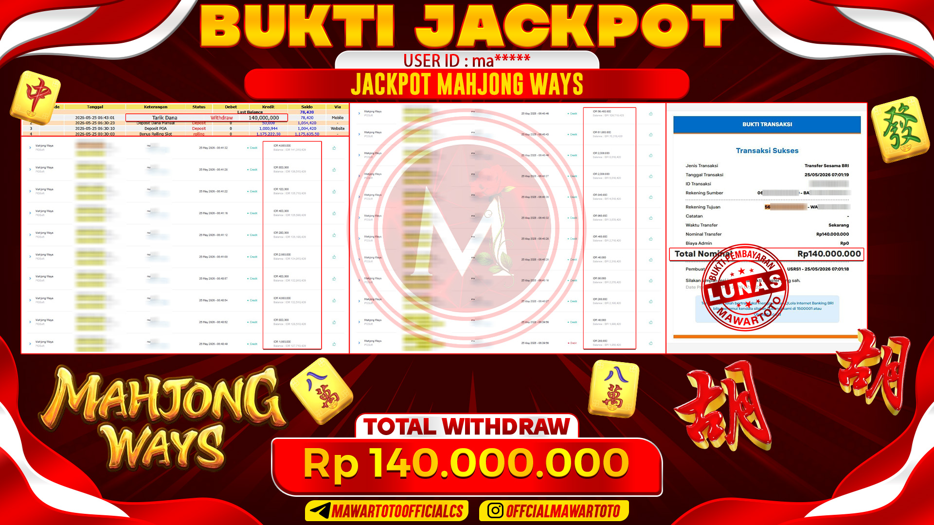 JACKPOT MAHJONG WAYS