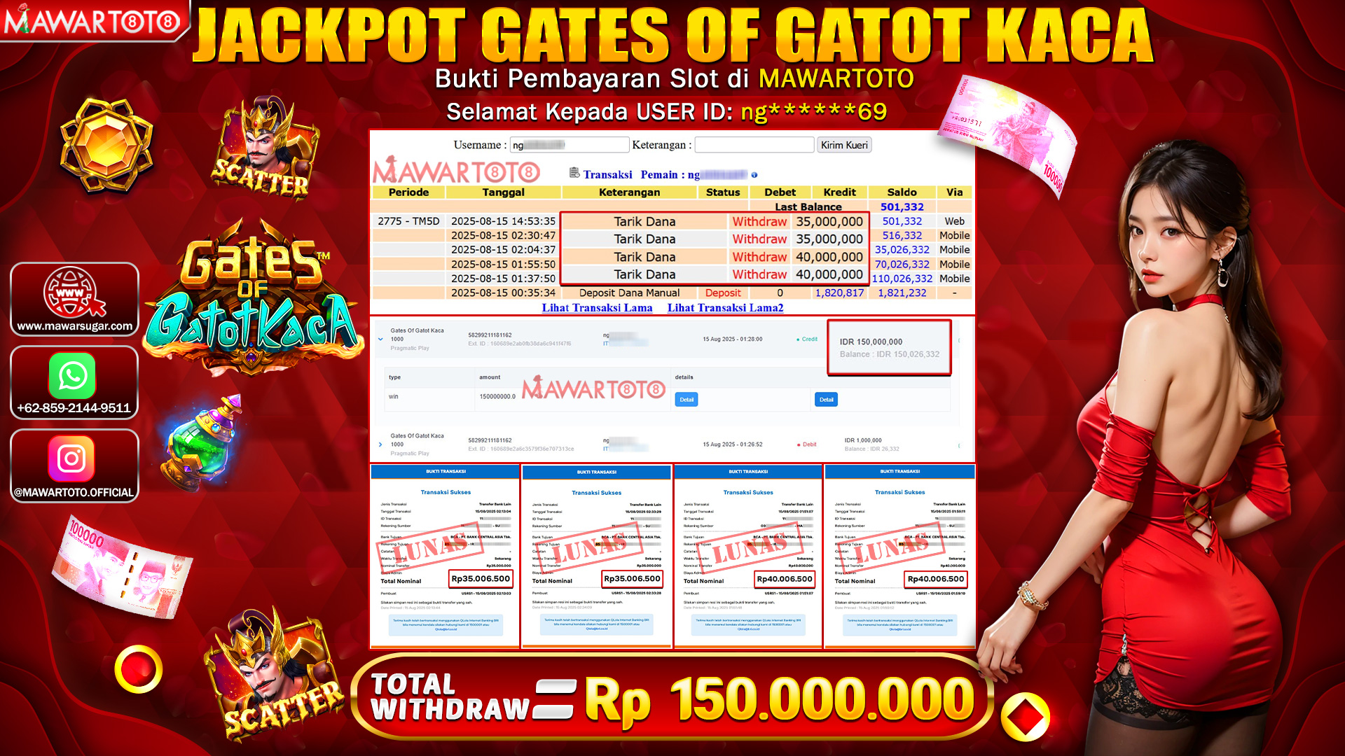 JACKPOT GATES OF GATOT KACA
