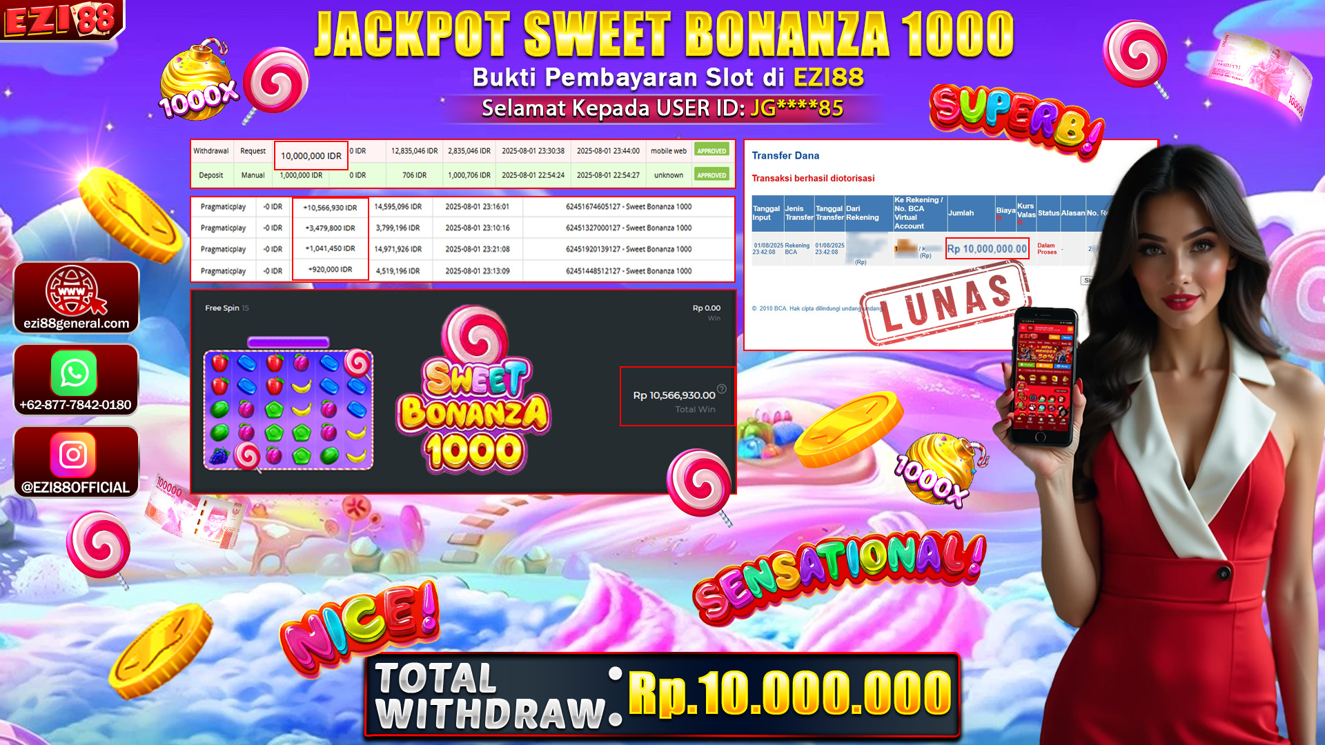 JACKPOT SWEET BONANZA 1000