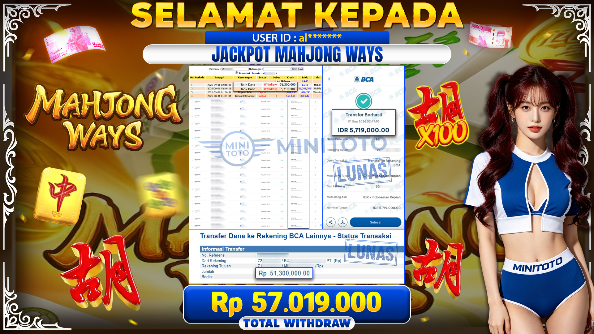 BUKTI JACKPOT MAHJONG WAYS  - PG  SOFT