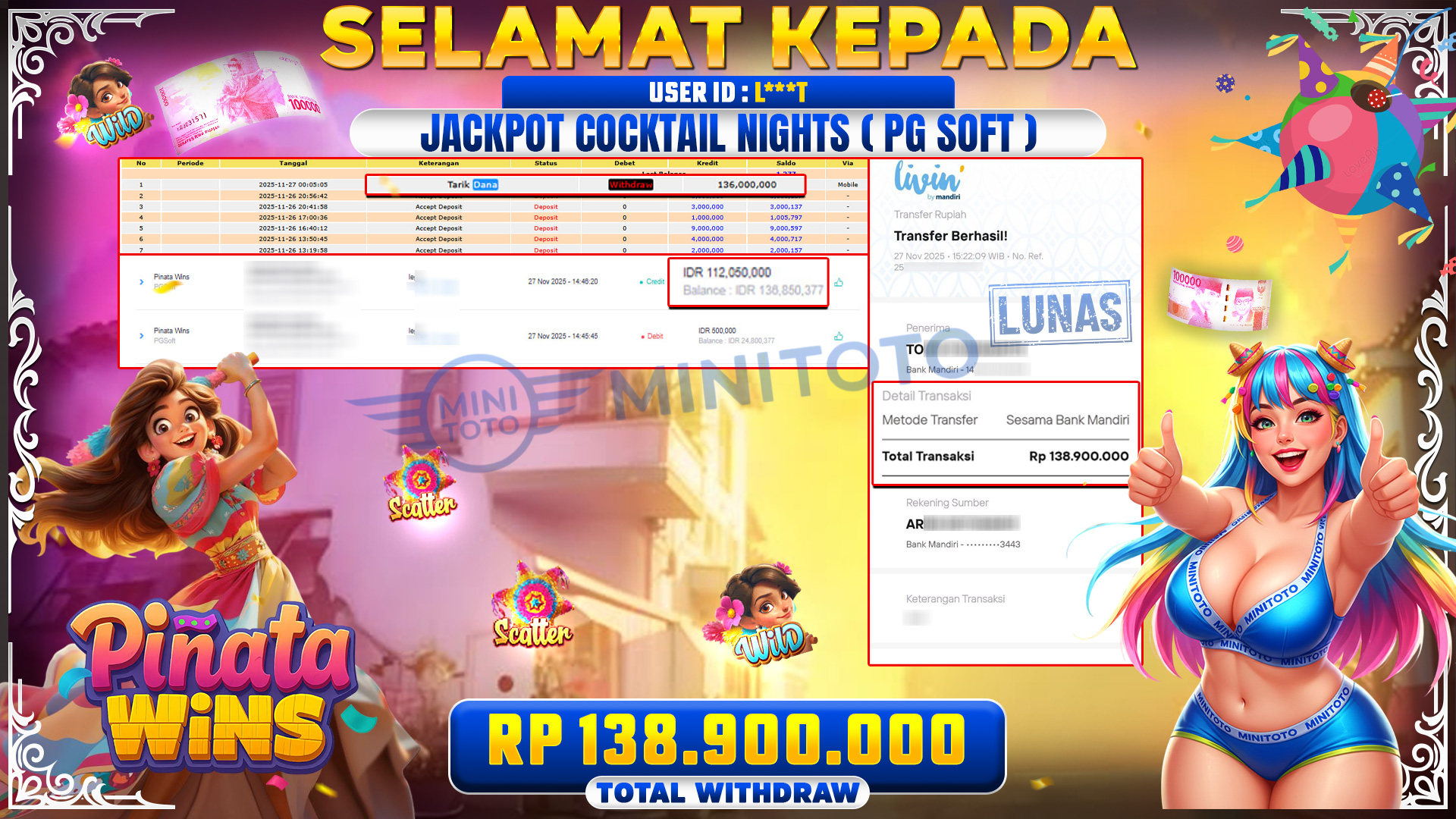 PINATA WINS  (PG SOFT)