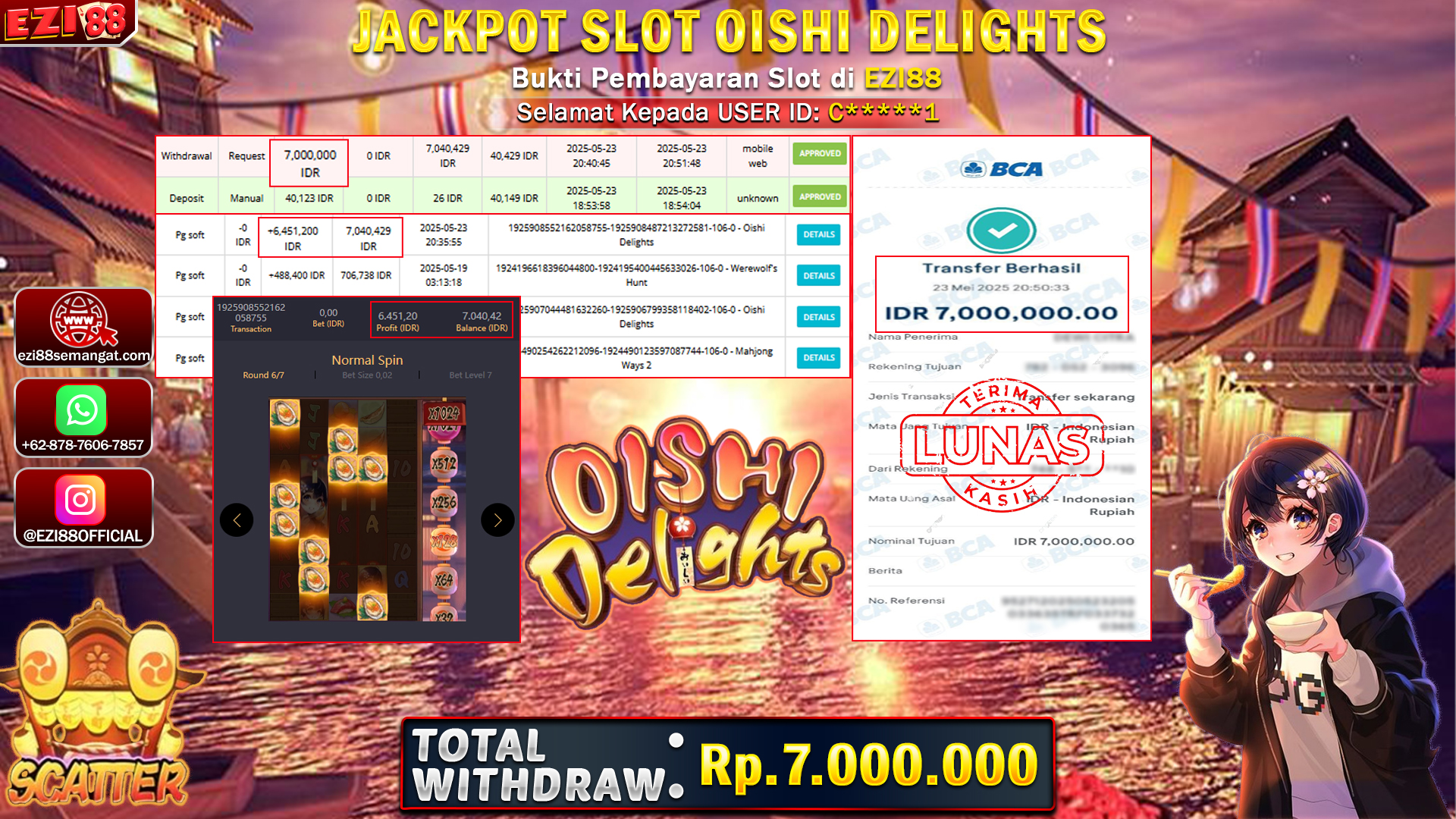 JACKPOT SLOT OISHI DELIGHTS