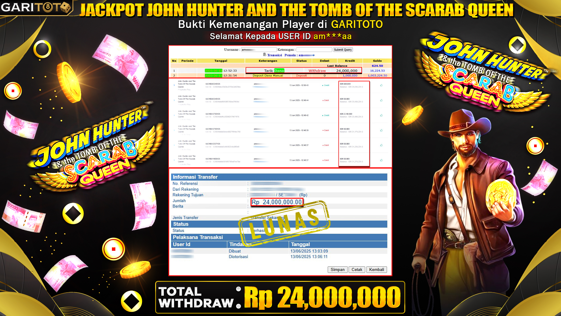 JACKPOT JOHN HUNTER AND THE TOMB OF THE SCARAB QUEEN