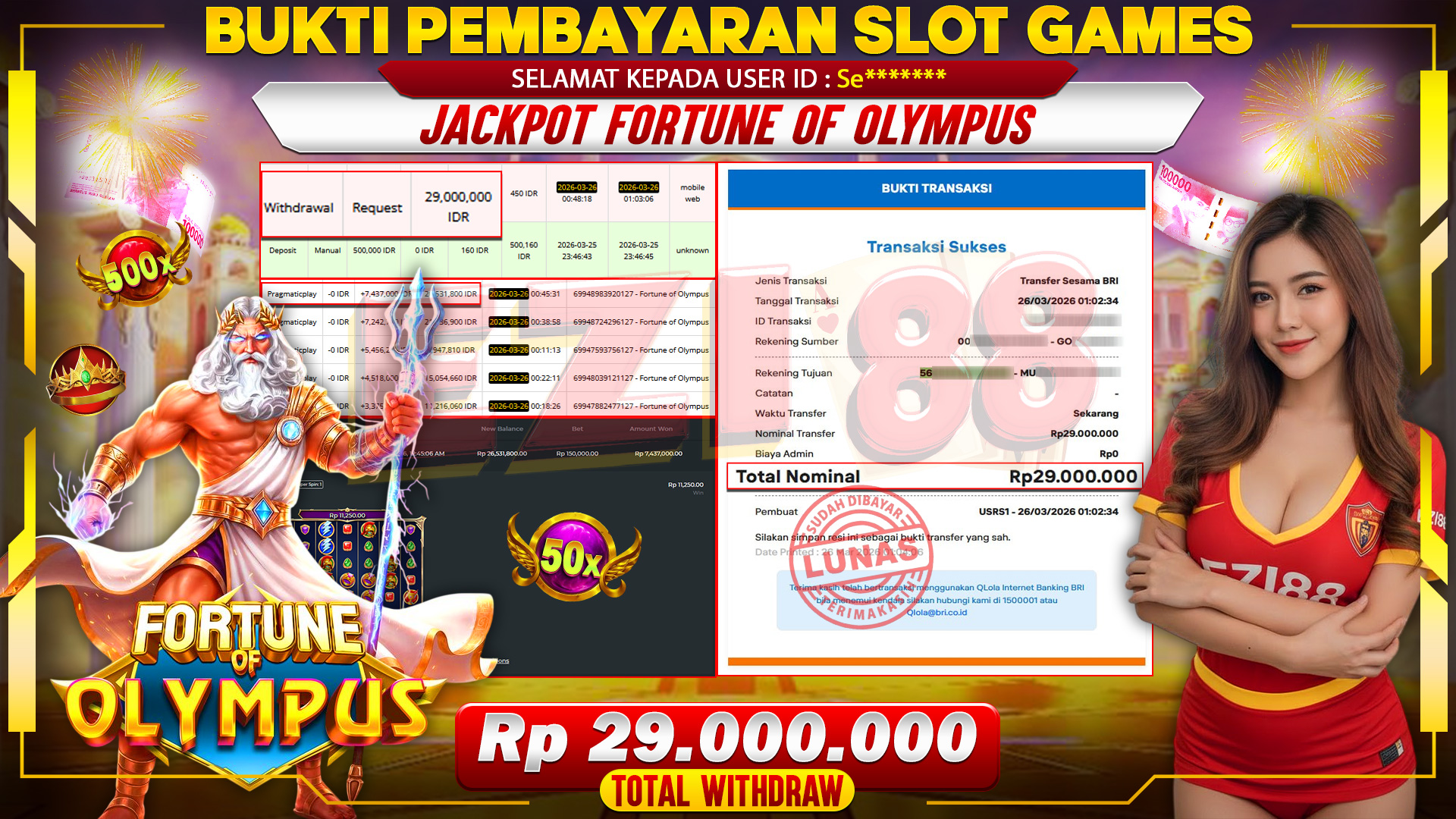 JACKPOT FORTUNE OF OLYMPUS