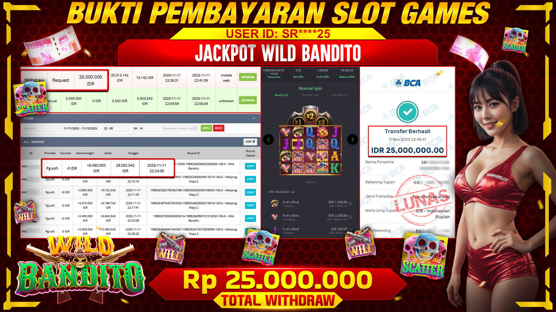 Bandit topeng tengkorak lagi ngamuk!