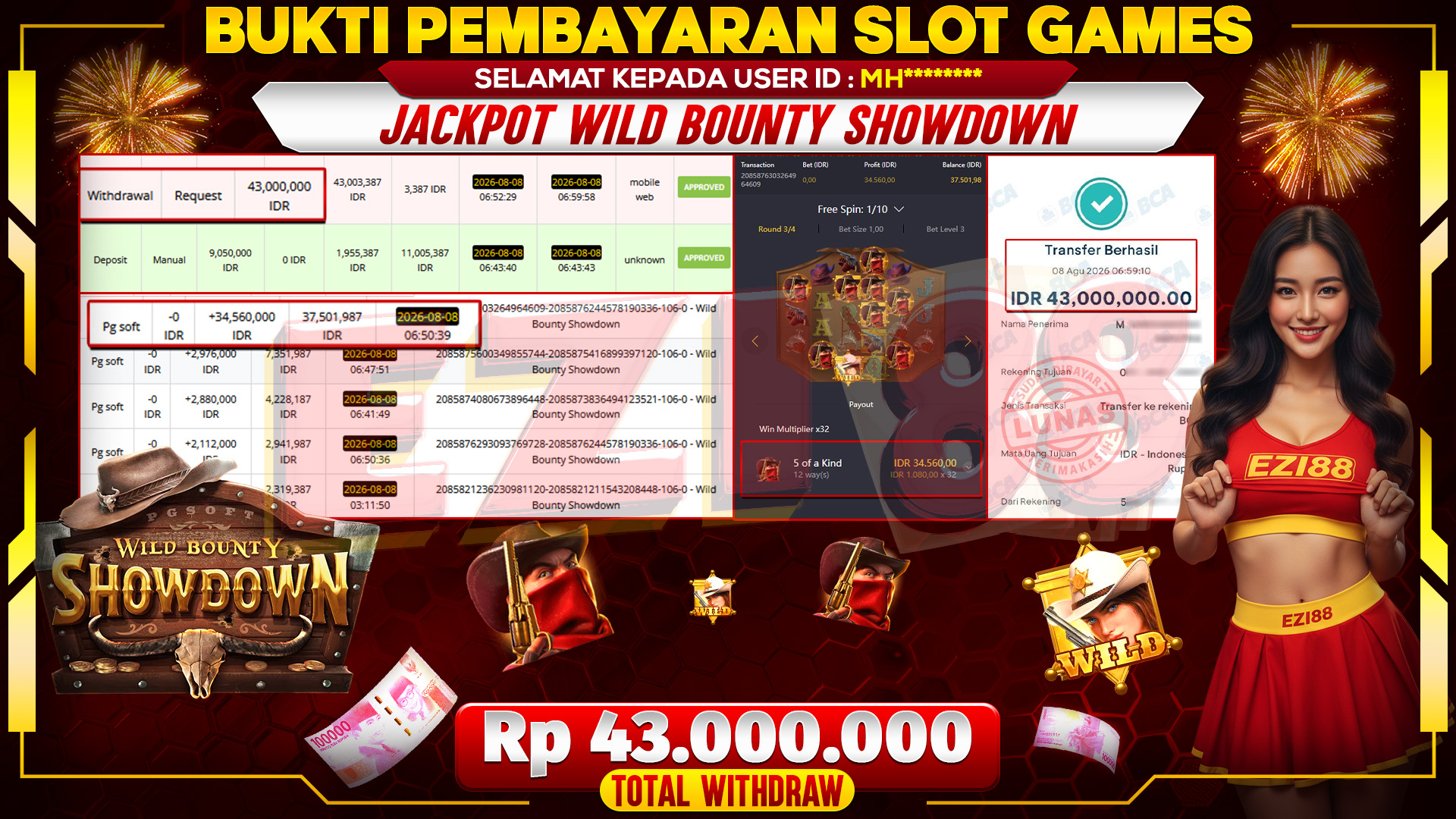 JACKPOT WILD BOUNTY SHOWDOWN