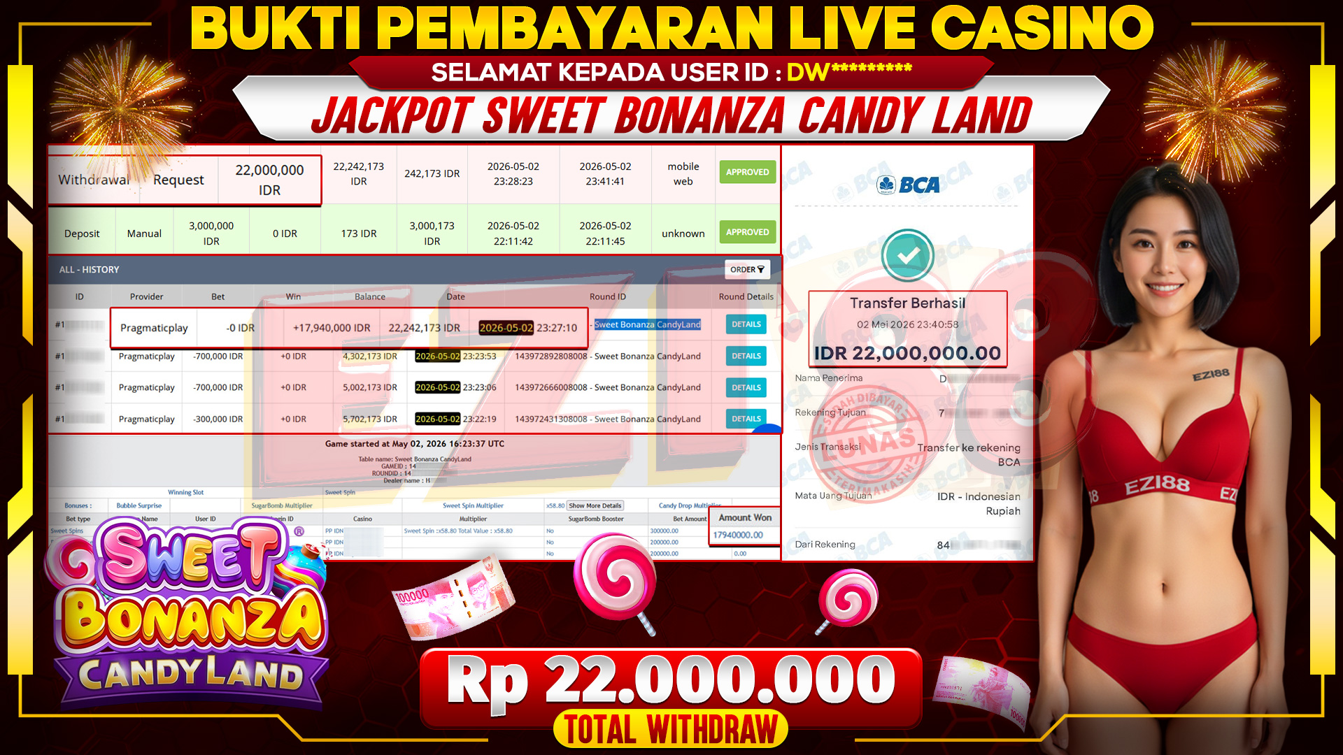 JACKPOT SWEET BONANZA CANDY LAND