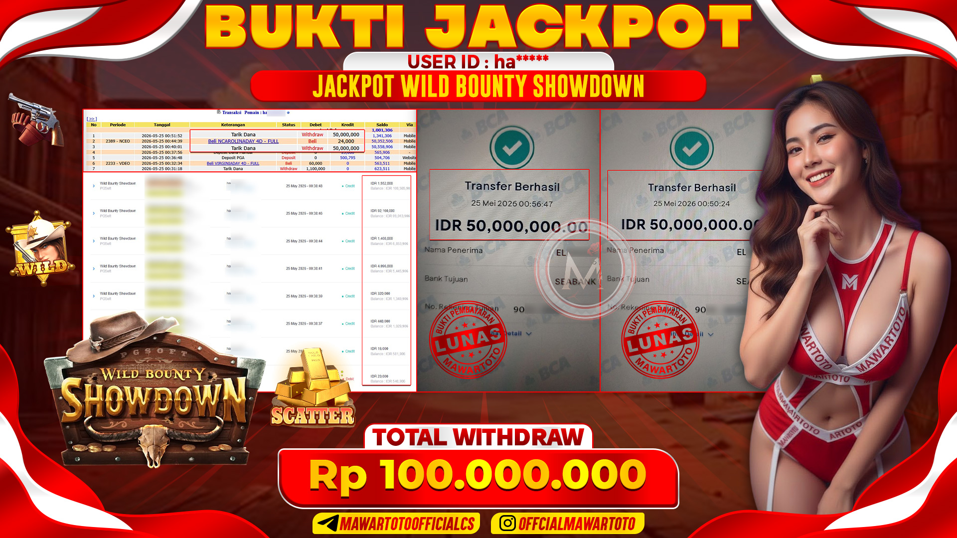 JACKPOT WILD BOUNTY SHOWDOWN