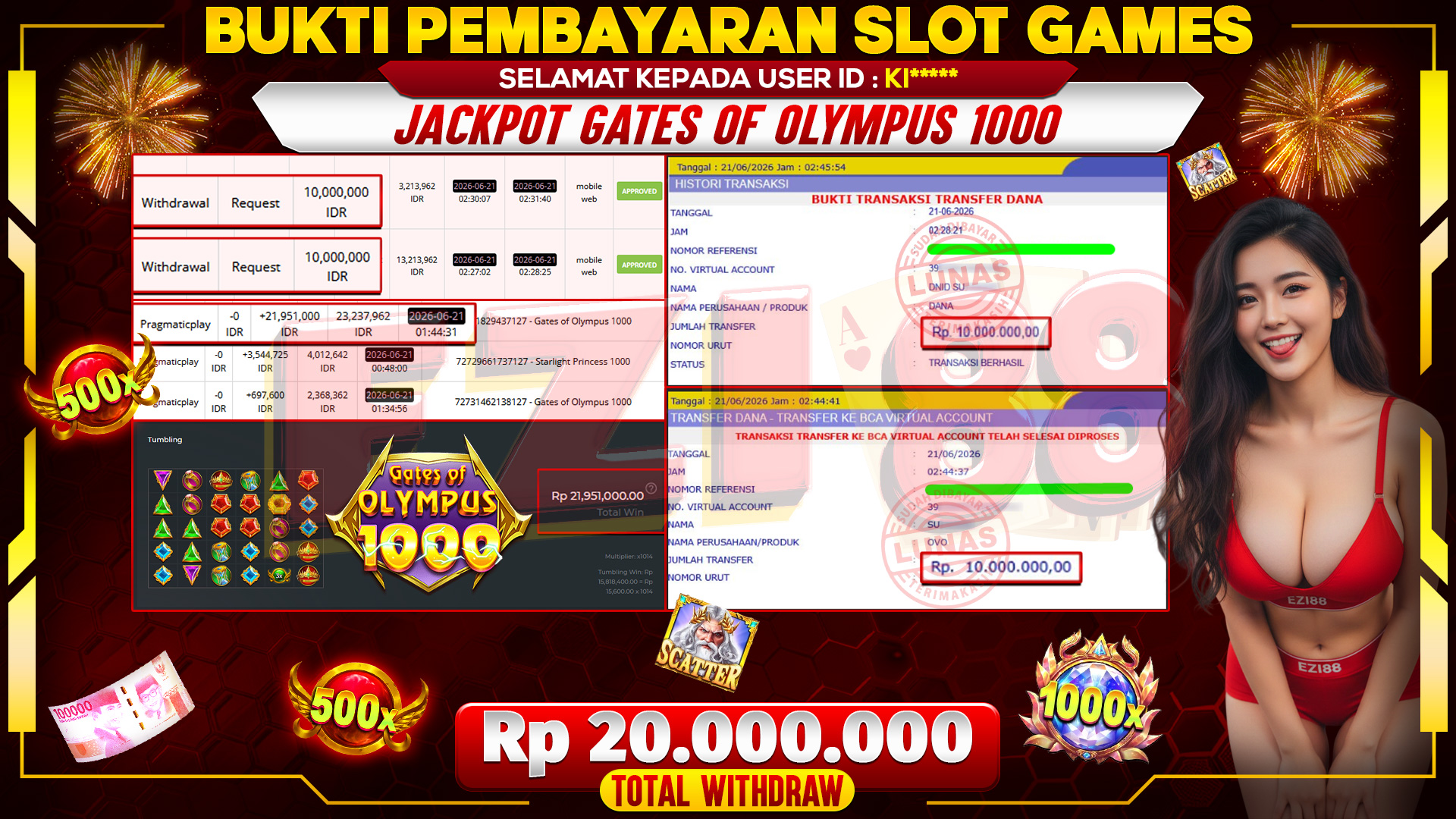JACKPOT GATES OF OLYMPUS 1000