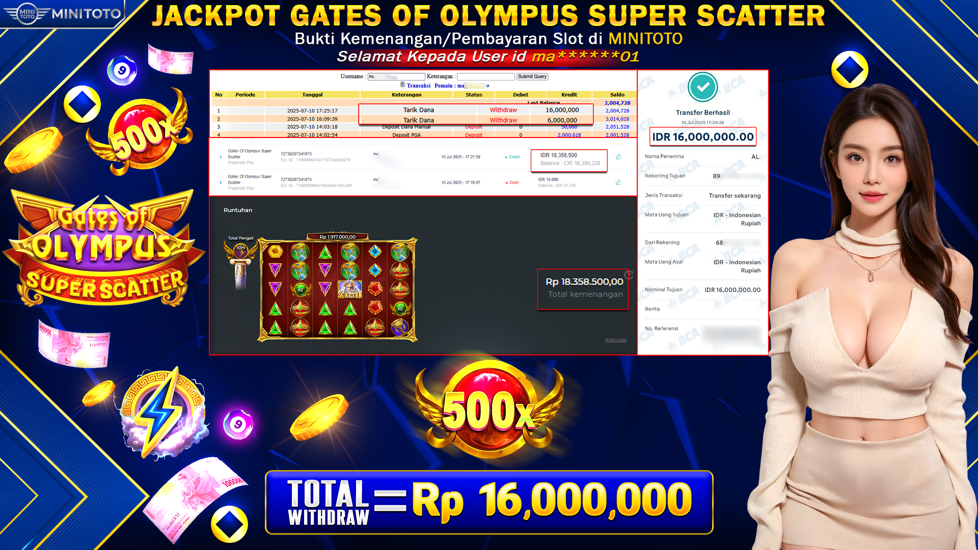 JACKPOT GATES OF OLYMPUS SUPER SCATTER