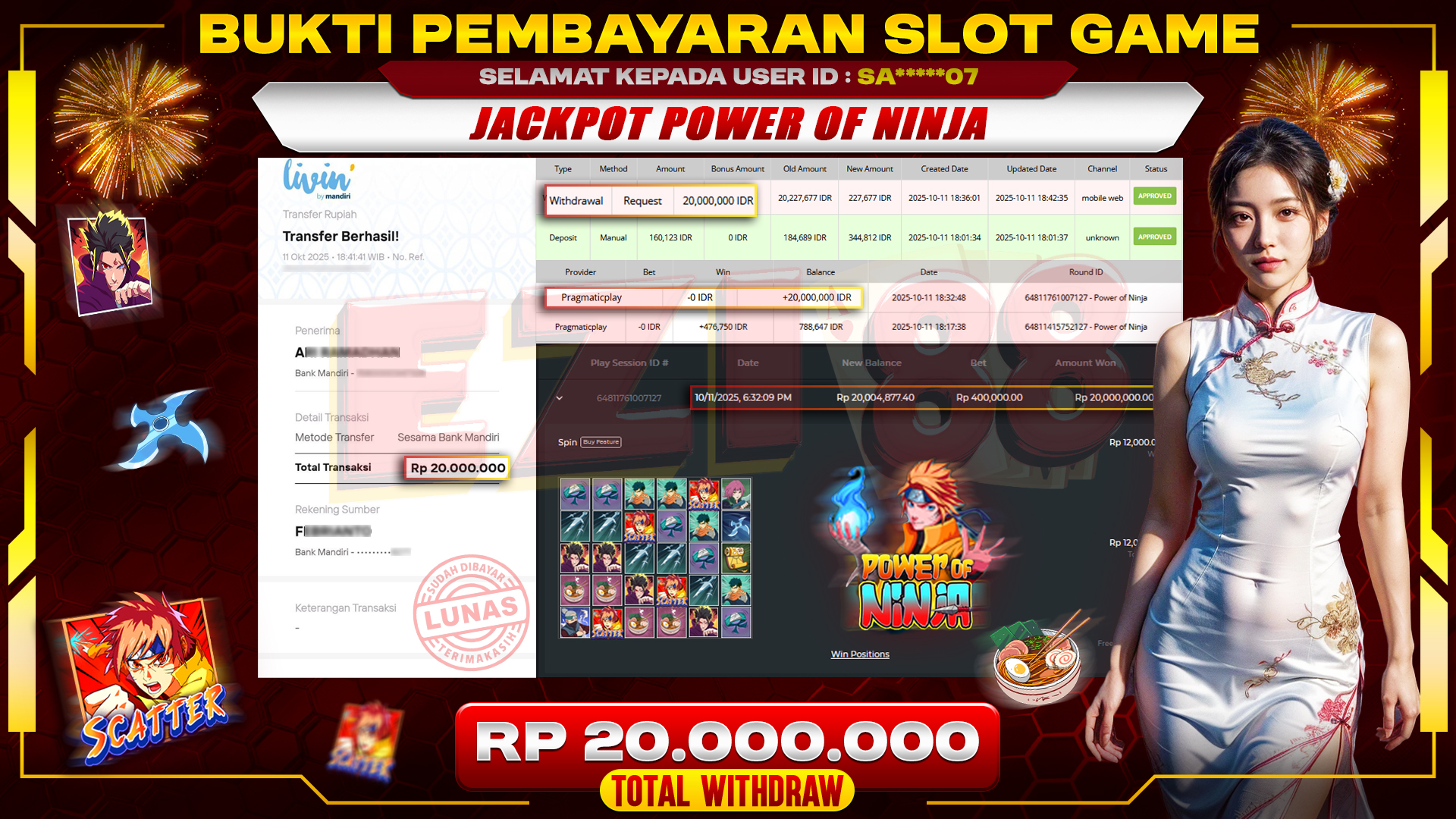 JACKPOT POWER OF NINJA