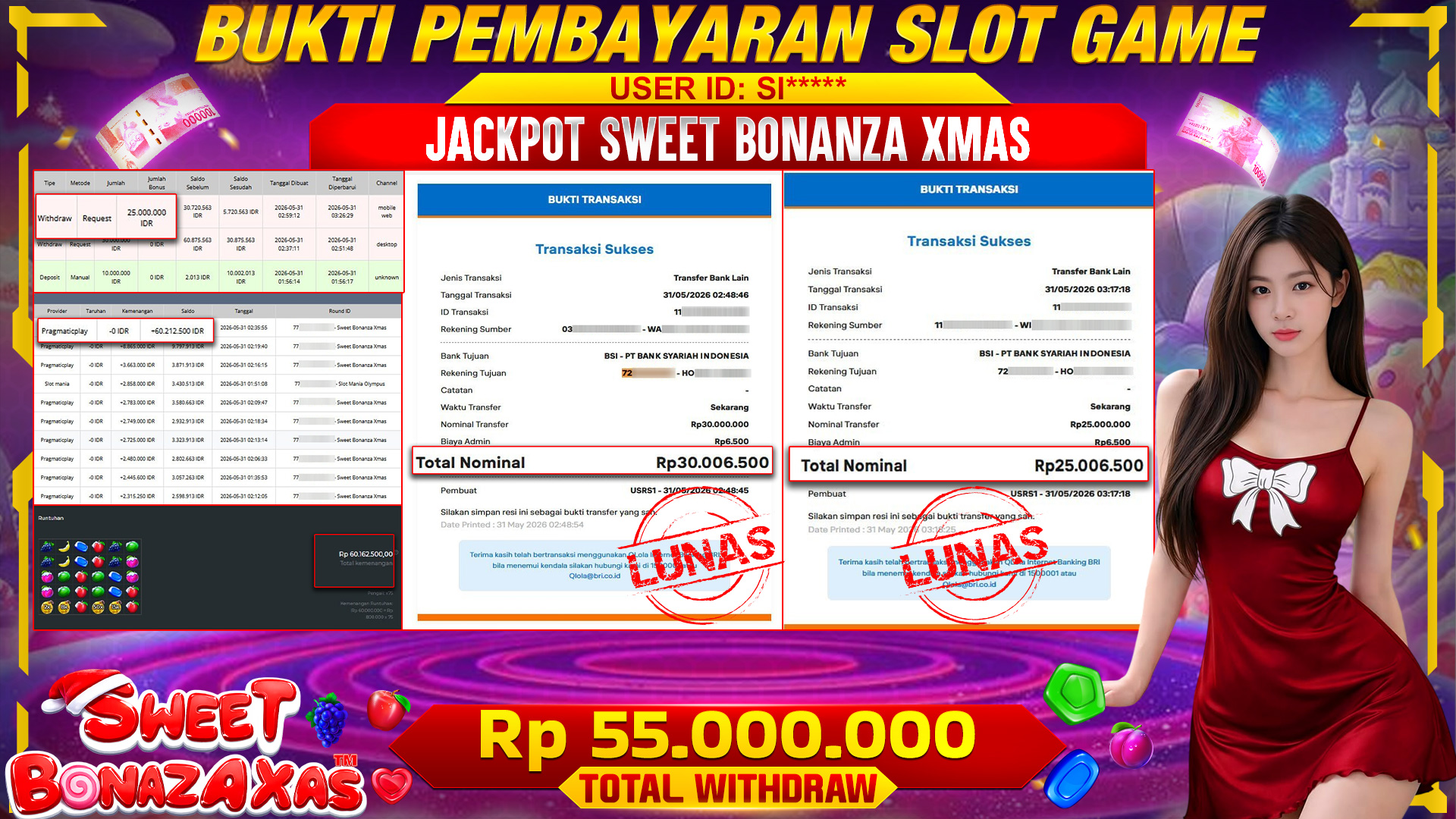 Sweet Bonanza Xmas: Natal Gacor, Rezeki Nggak Bocor!
