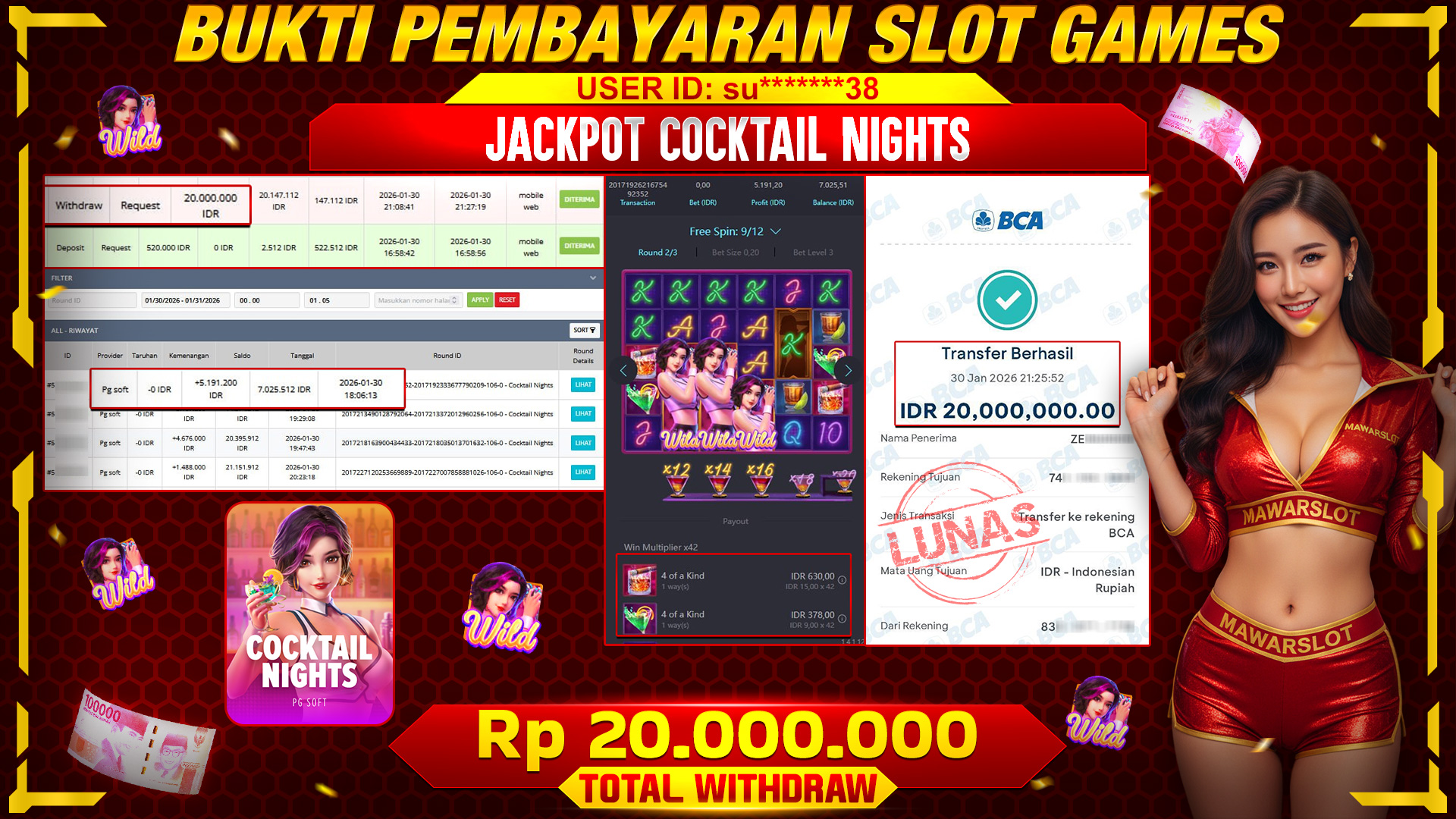 Malam Penuh Irama, Cocktail Nights Banjir Cuan!