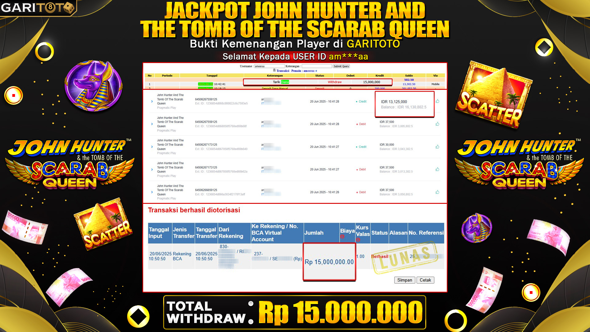 JACKPOT JOHN HUNTER AND THE TOMB OF THE SCARAB QUEEN
