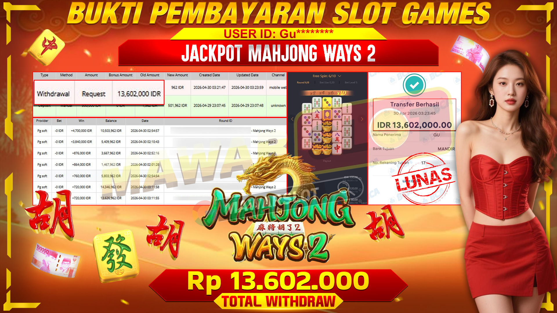 Gacor Parah! Mahjong 2 Ways Bikin Saldo Naik Tanpa Ampun