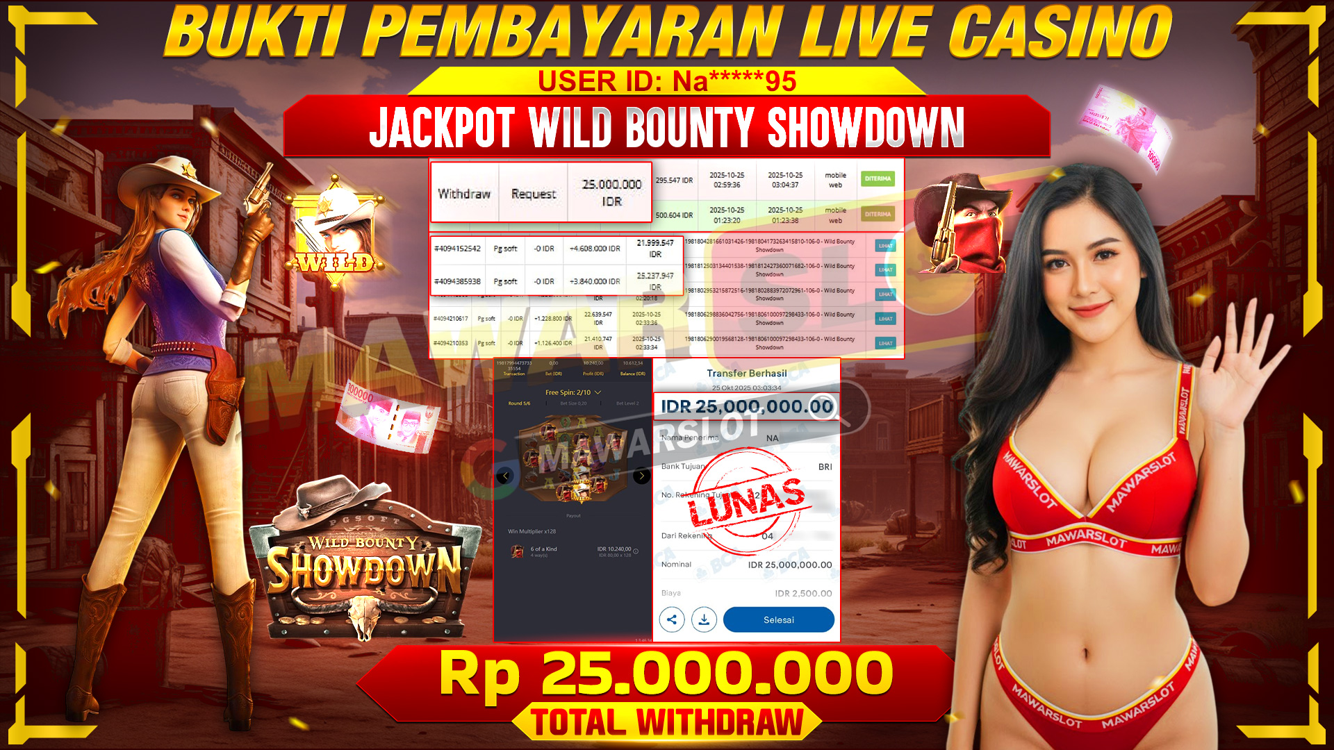 KOBRAK! JP 25 JUTA MELEDAK DI WILD BOUNTY SHOWDOWN! 