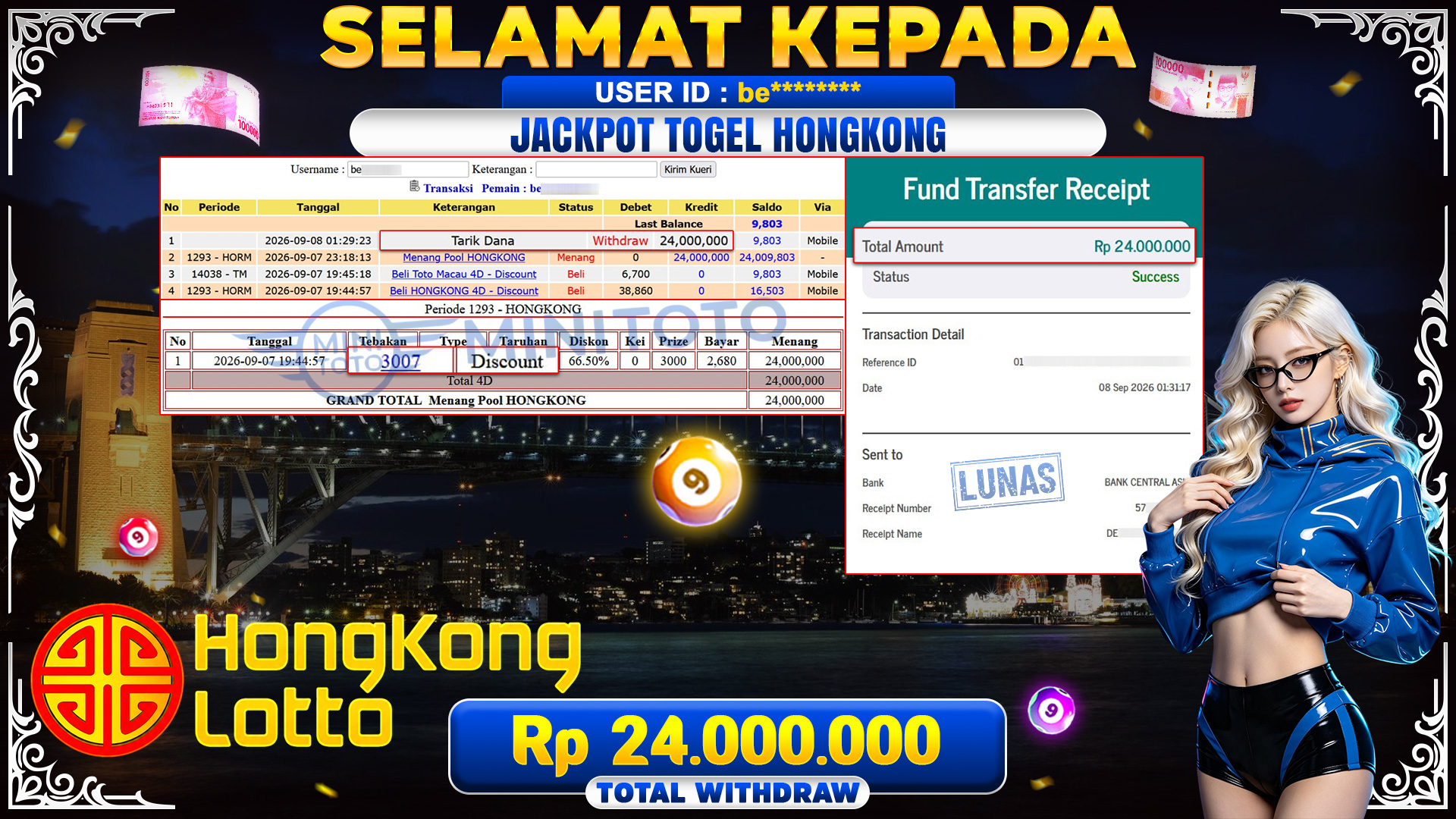 BUKTI JACKPOT MENANG POOL HONGKONG TOGEL 