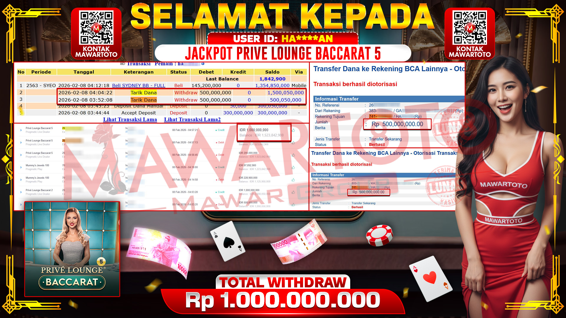 JACKPOT PRIVE LOUNGE BACCARAT 5