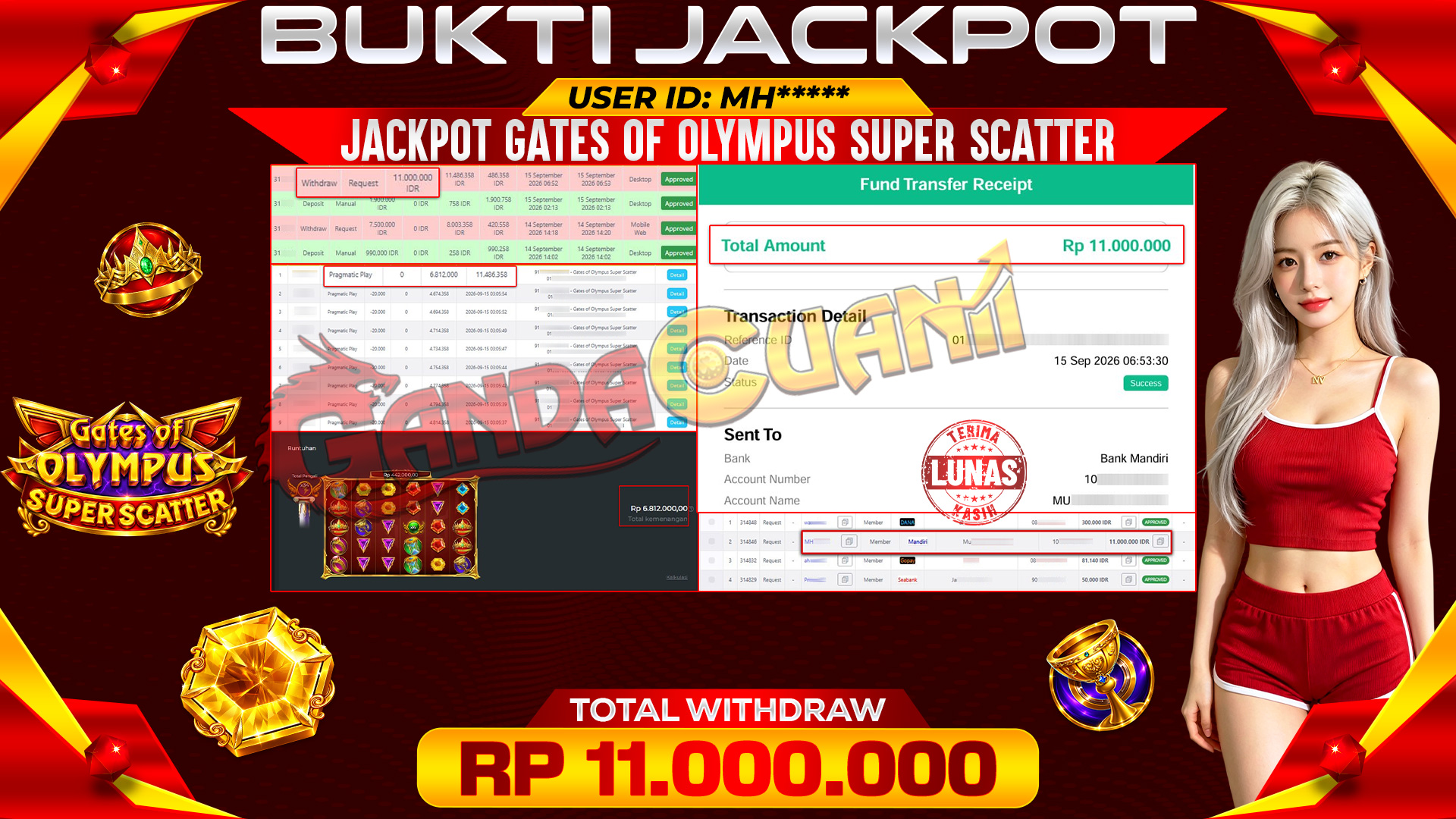 BUKTI JACKPOT GATES OF OLYMPUS SUPER SCATTER 