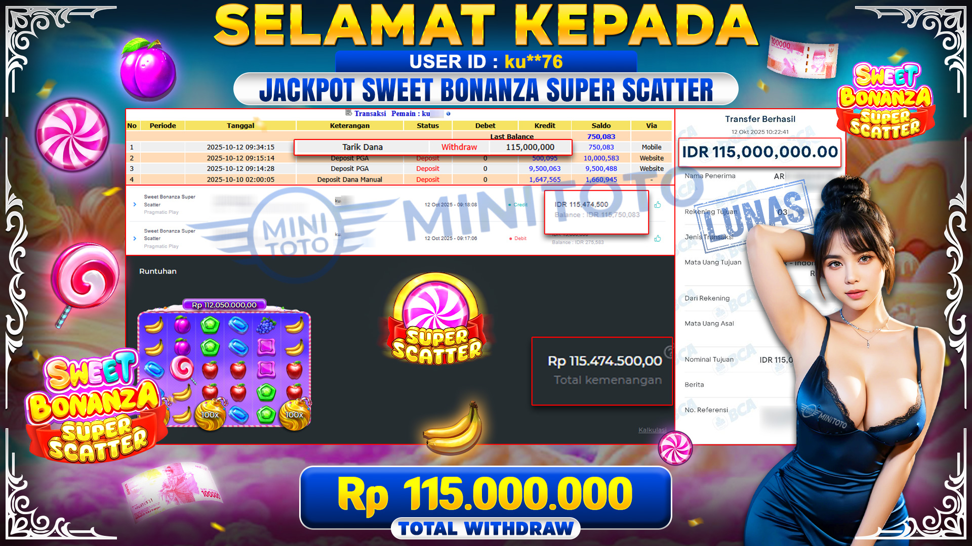 JACKPOT SLOT SWEET BONANZA SUPER SCATTER