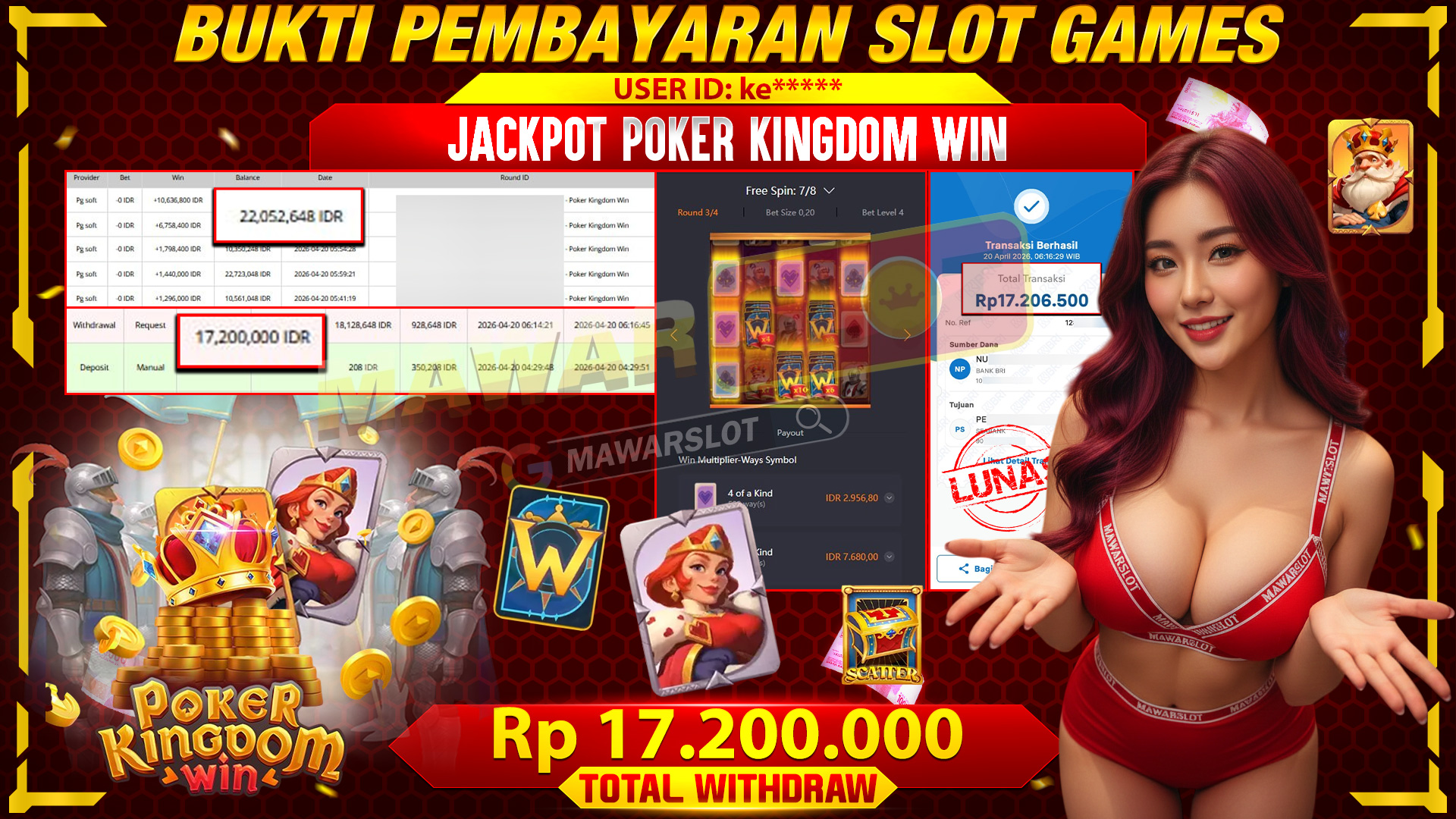 Poker Kingdom Win: Satu Tangan, Ribuan Kemenangan!