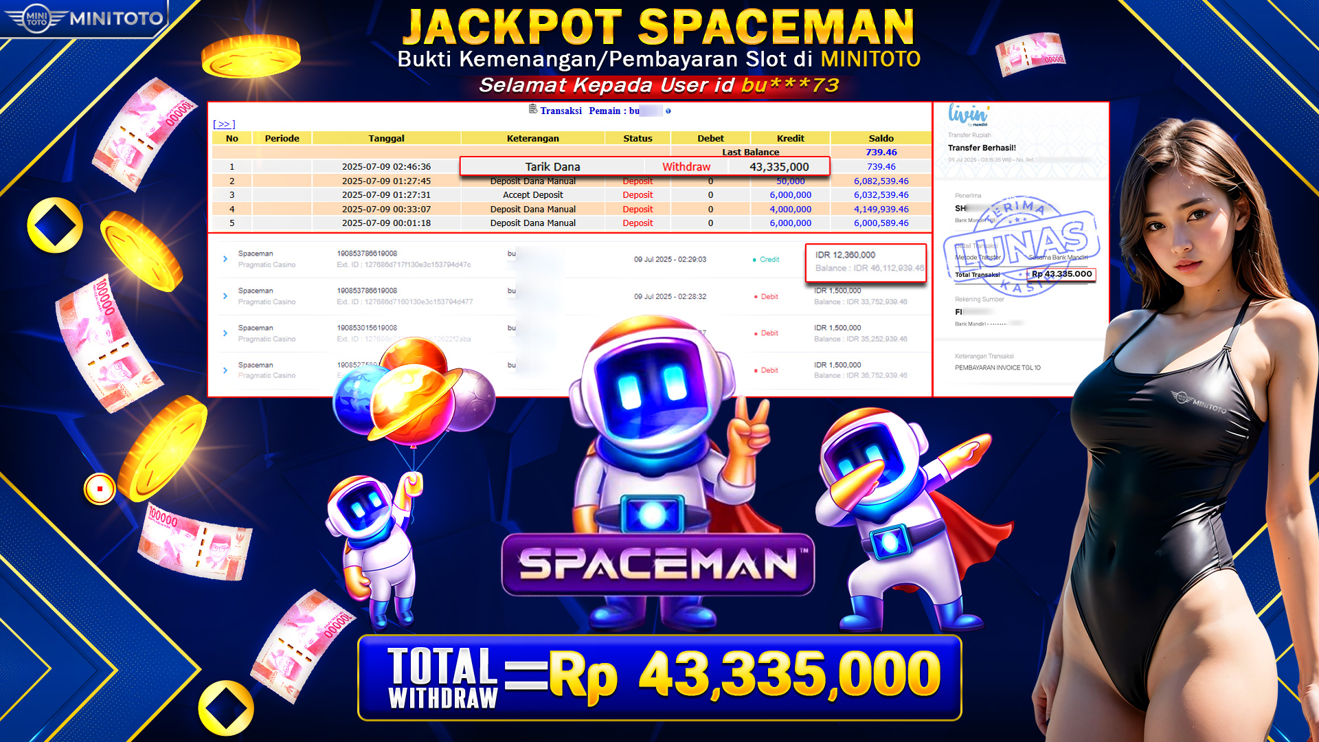 JACKPOT SPACEMAN