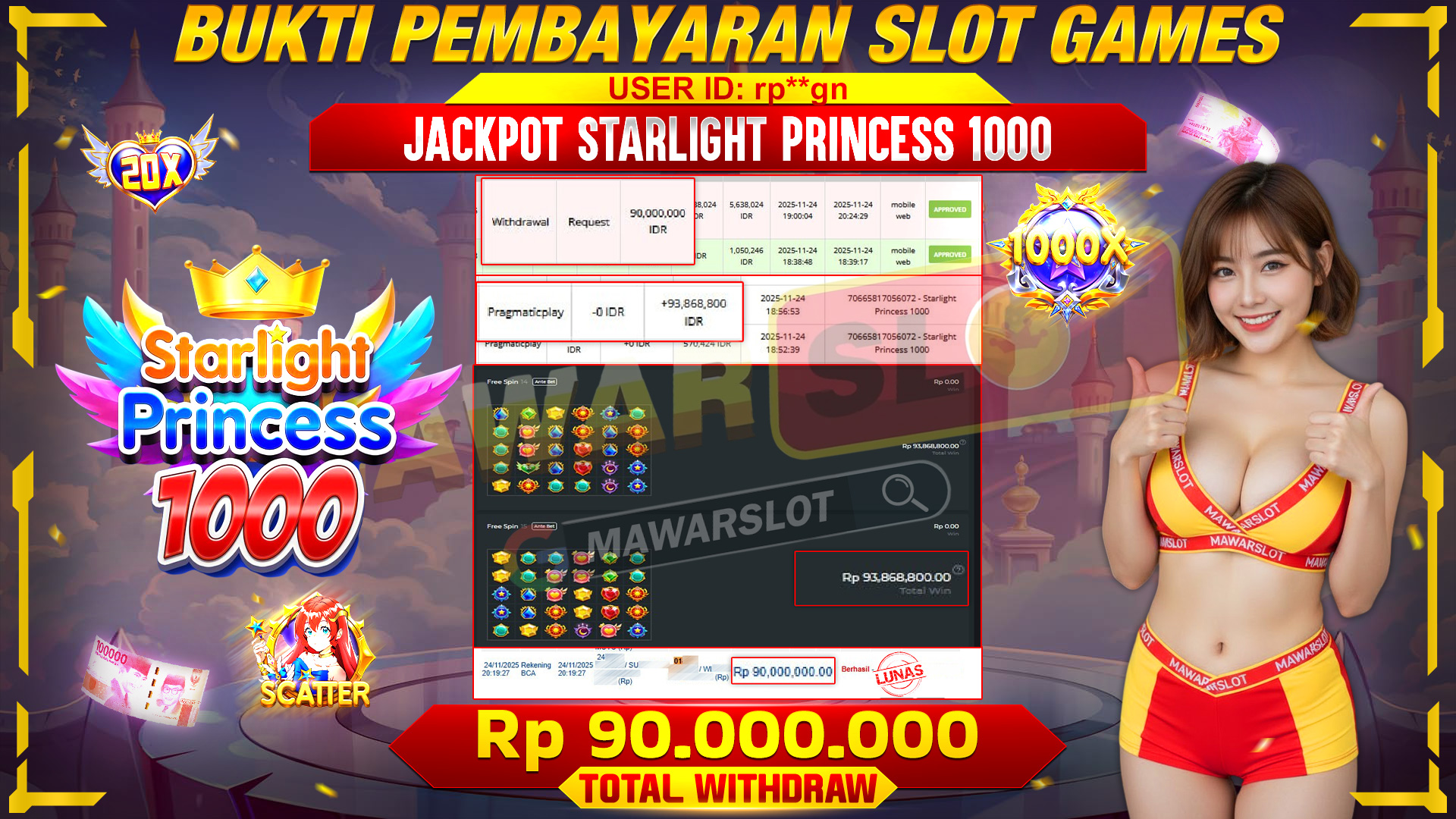 Starlight Princess 1000: Kilauan Magic dari Sang Putri Langit