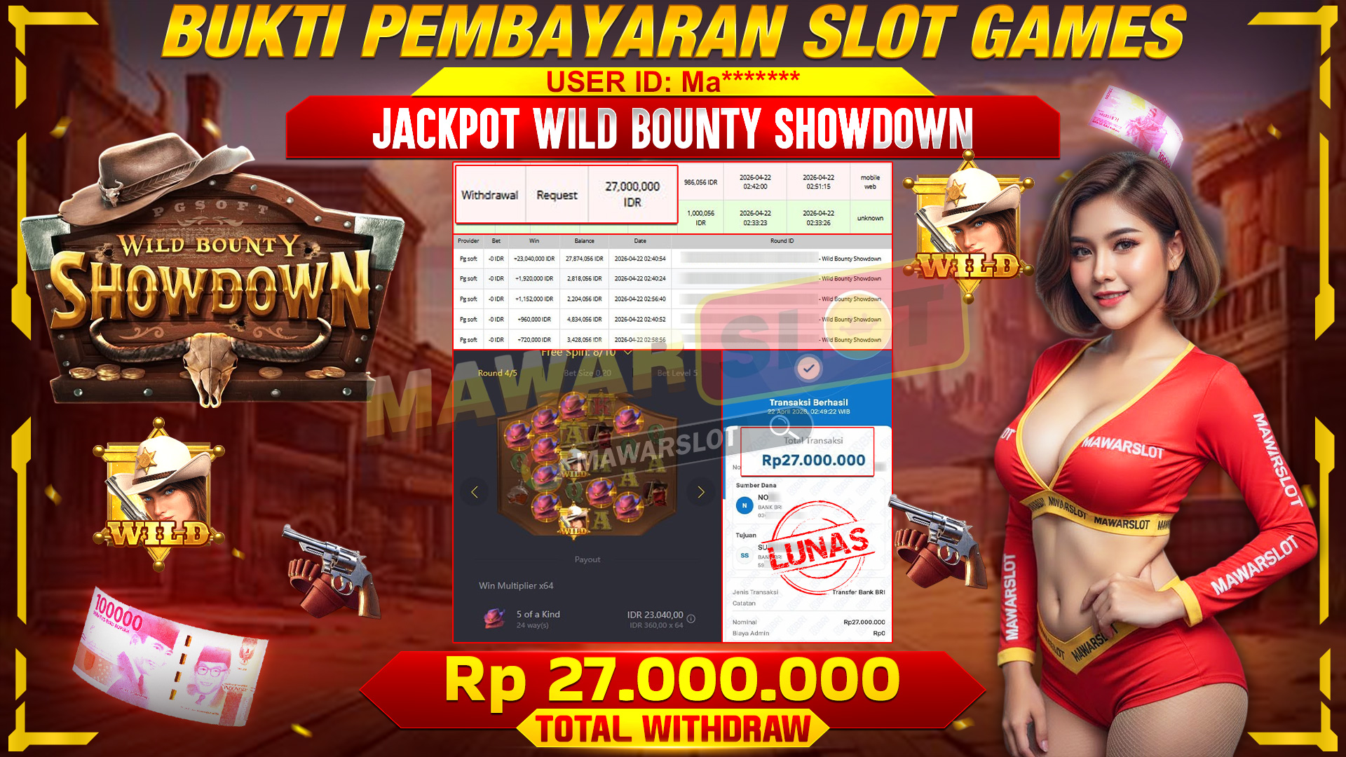 Wild Bounty Showdown: Saatnya Duel Keberuntungan Jadi Legenda!