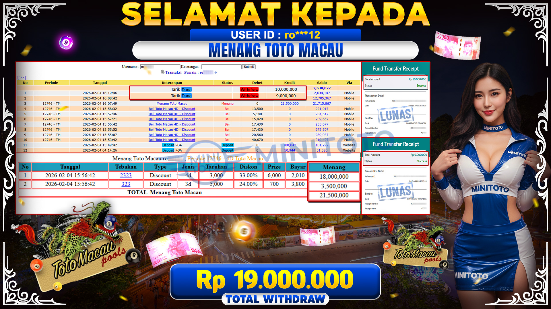 JACKPOT TOGEL TOTO MACAU