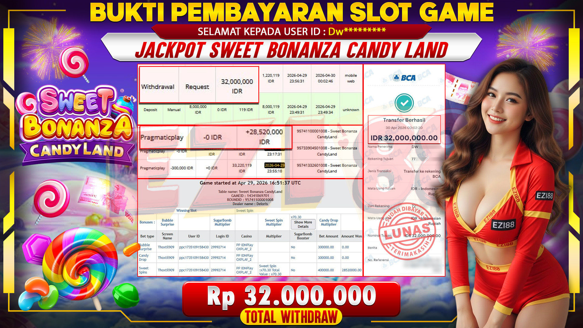 JACKPOT SWEET BONANZA CANDY LAND