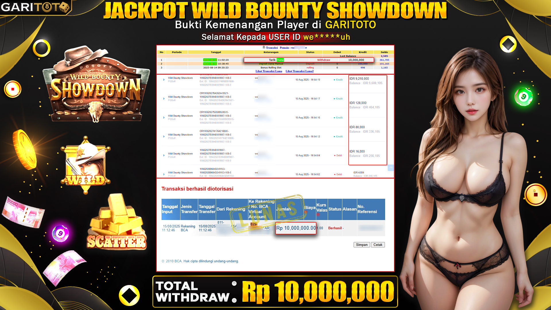 JACKPOT WILD BOUNTY SHOWDOWN