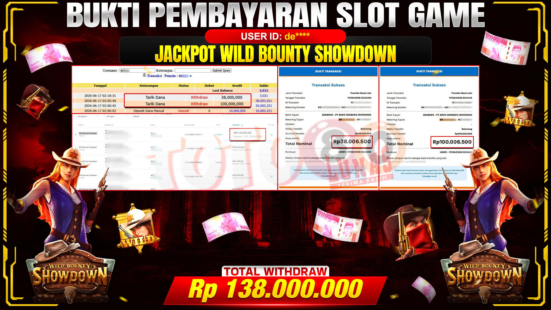 💰🎉 TOTO80 – JACKPOT SLOT WILD BOUNTY SHOWDOWN  RP. 138.000.000,- TELAH DIBAYARKAN!💰🎉