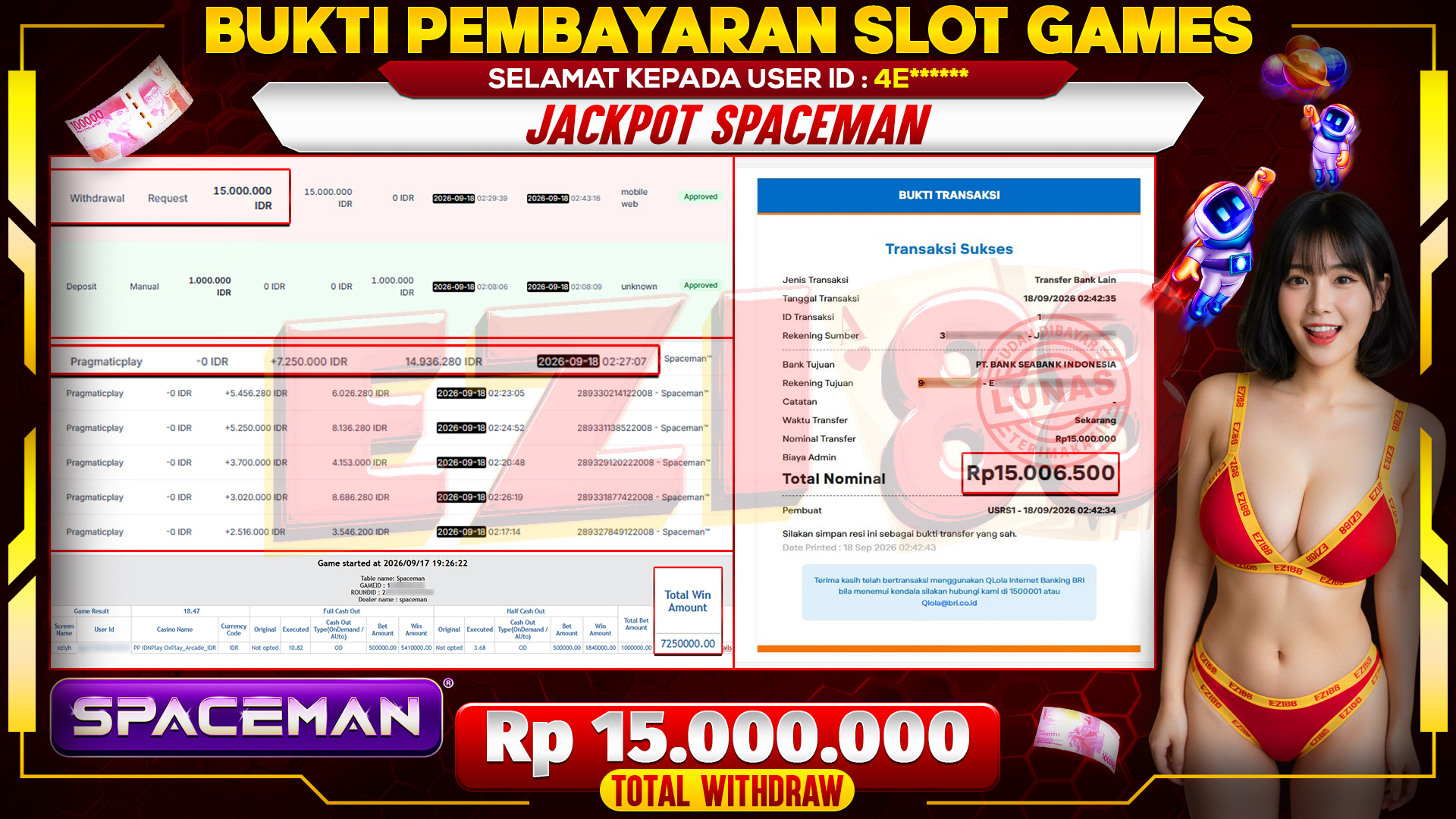 JACKPOT SPACEMAN